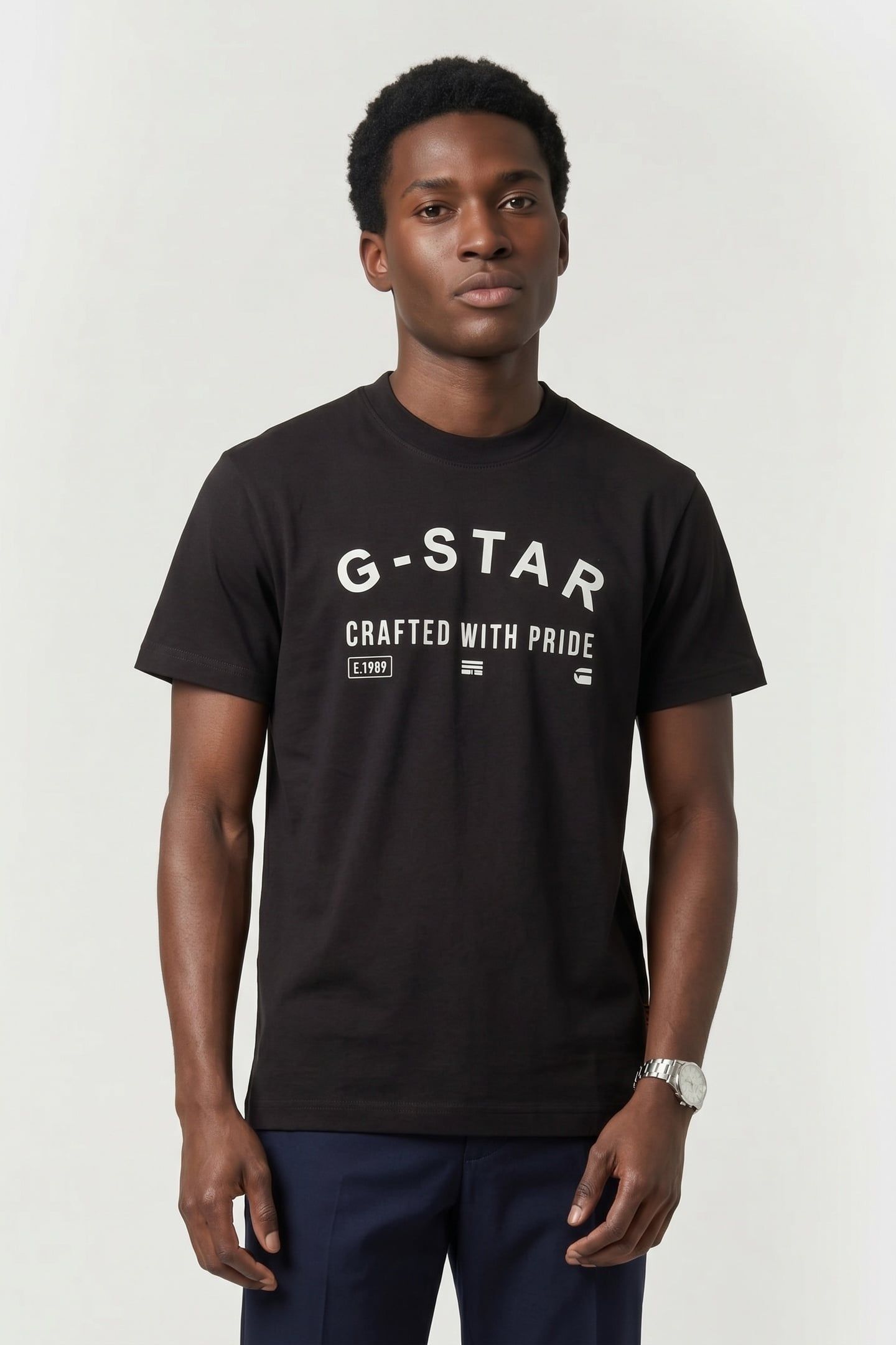 CHEST LOGO R T S\S DK BLACK 2