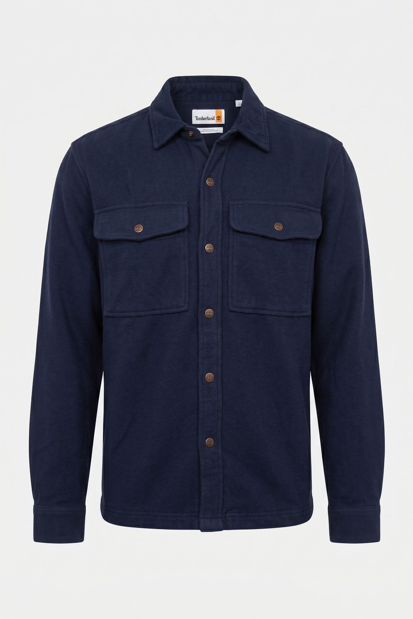CORDUROY COLLAR UTILITY OVERSHIRT PEACOAT 3