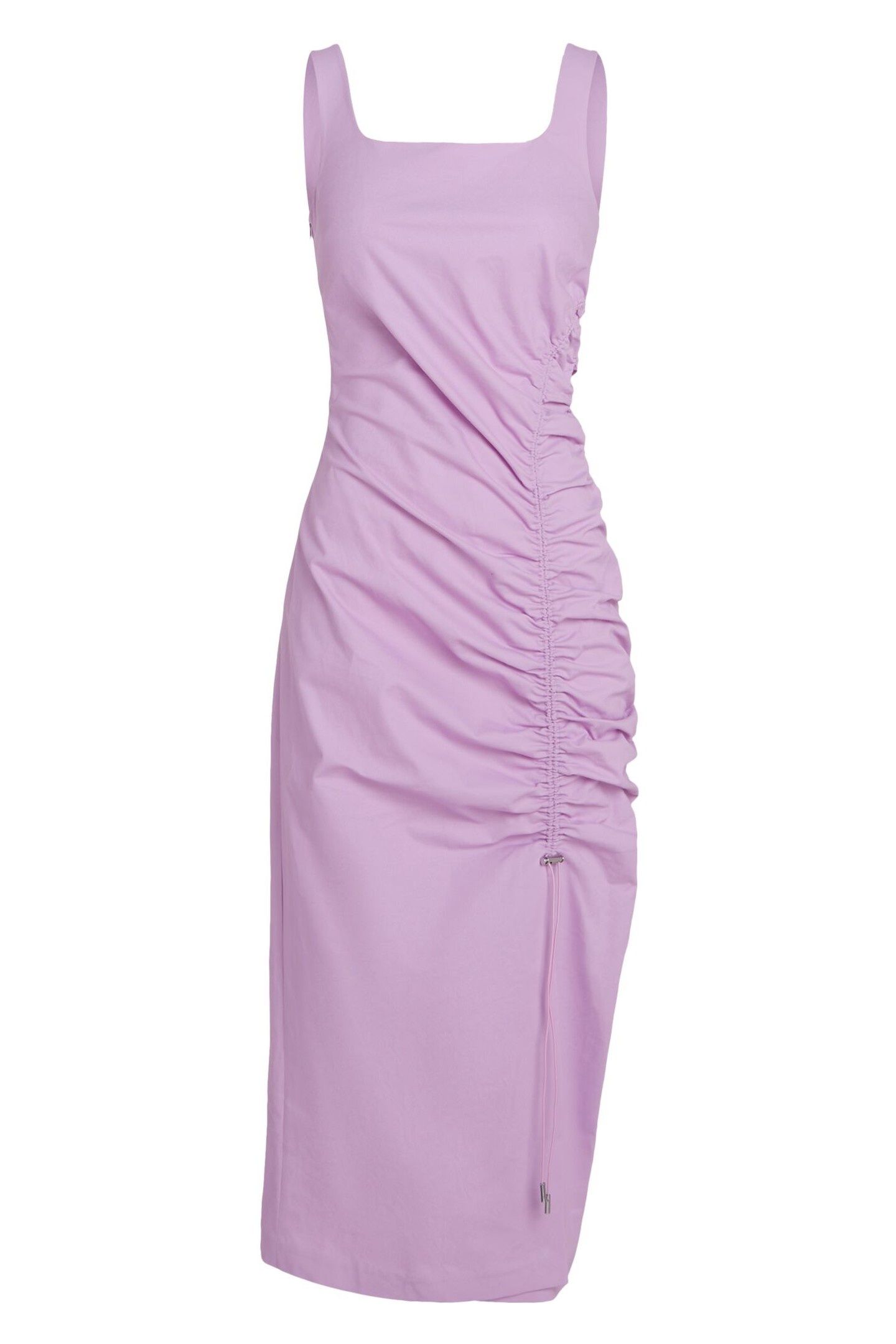 GATHERED STRETCH DRESS ORCHID BOUQUET 3