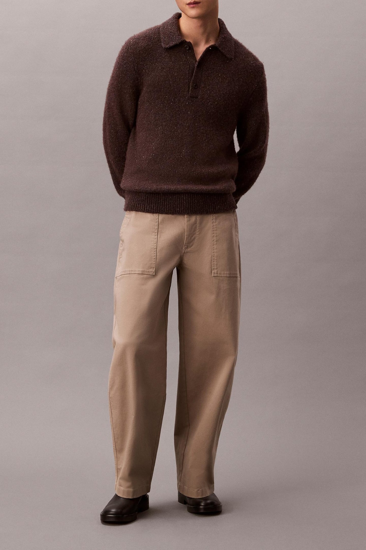 BARREL UTILITY COTTON PANTS VINTAGE KHAKI 1