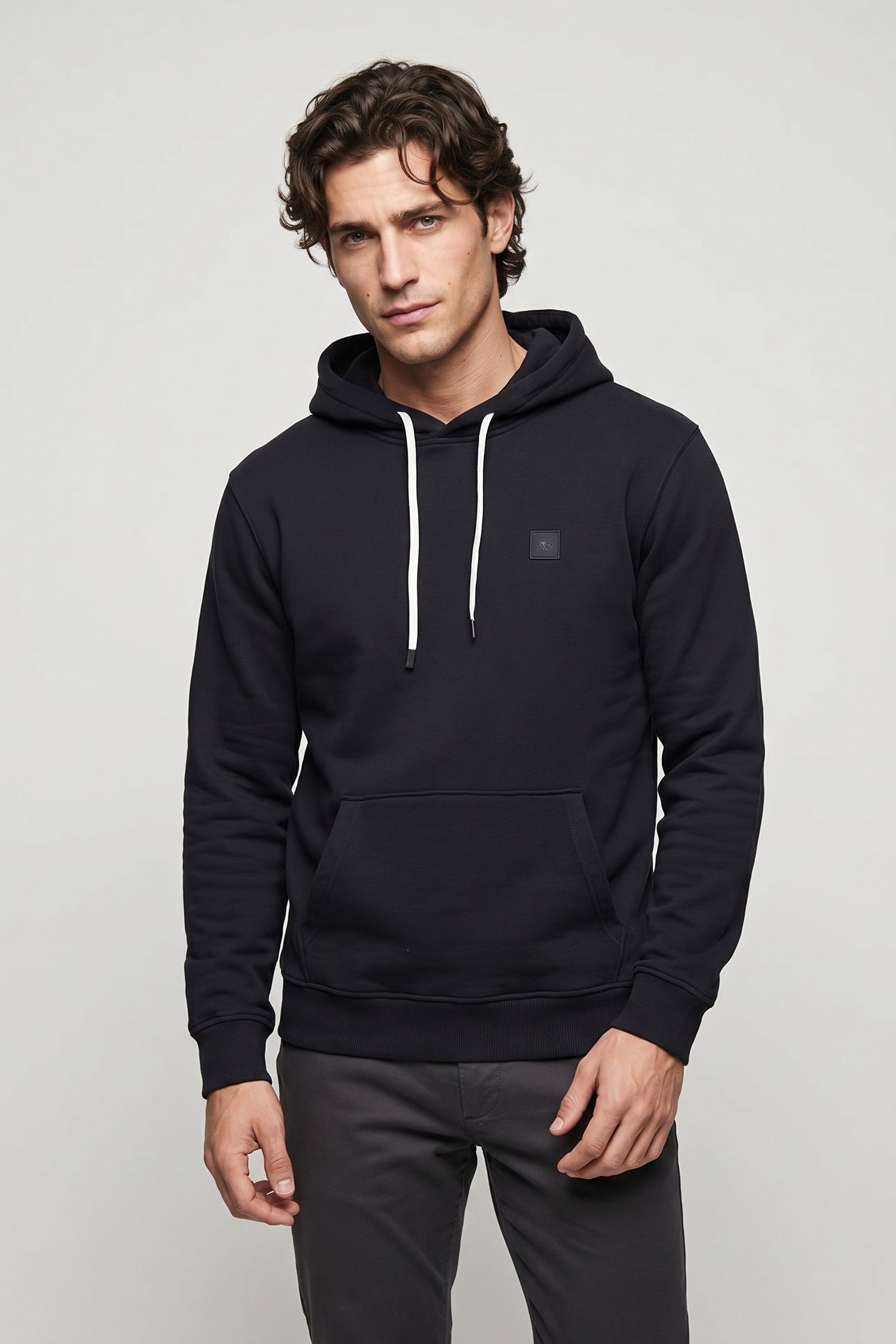 CORE - LOGO HOODIE BLACK 1