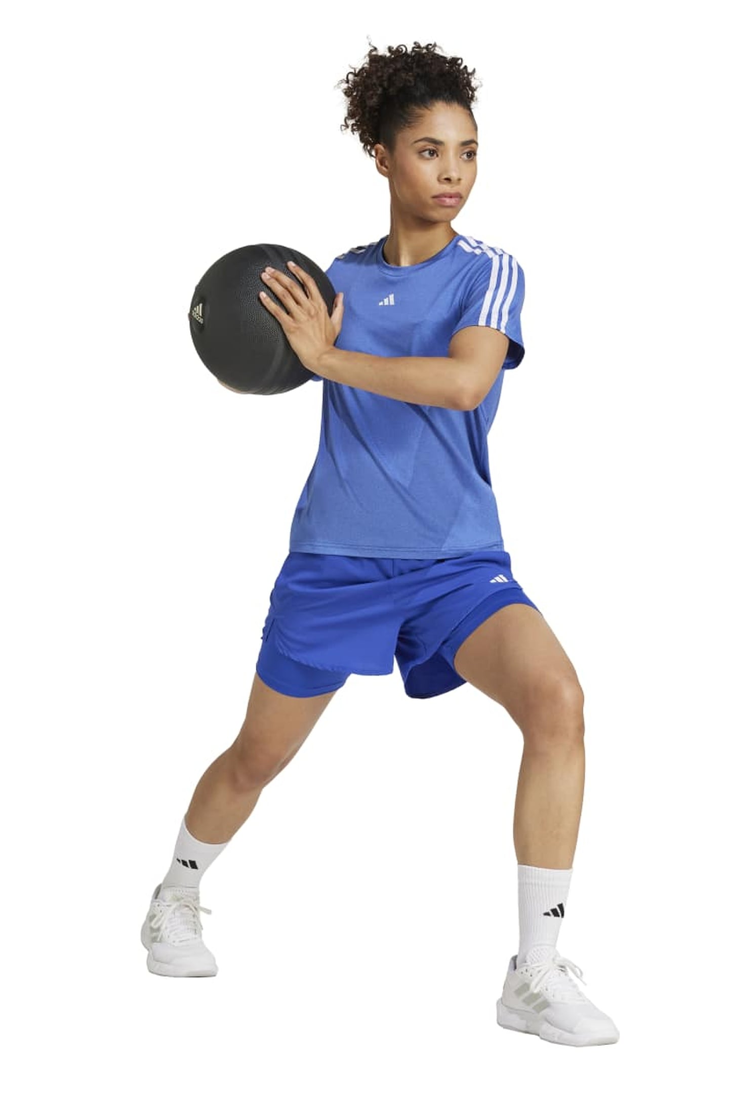 PERFORMANCE AEROREADY WORKOUT ESSENTIALS 3-STRIPES T-SHIRT S 4