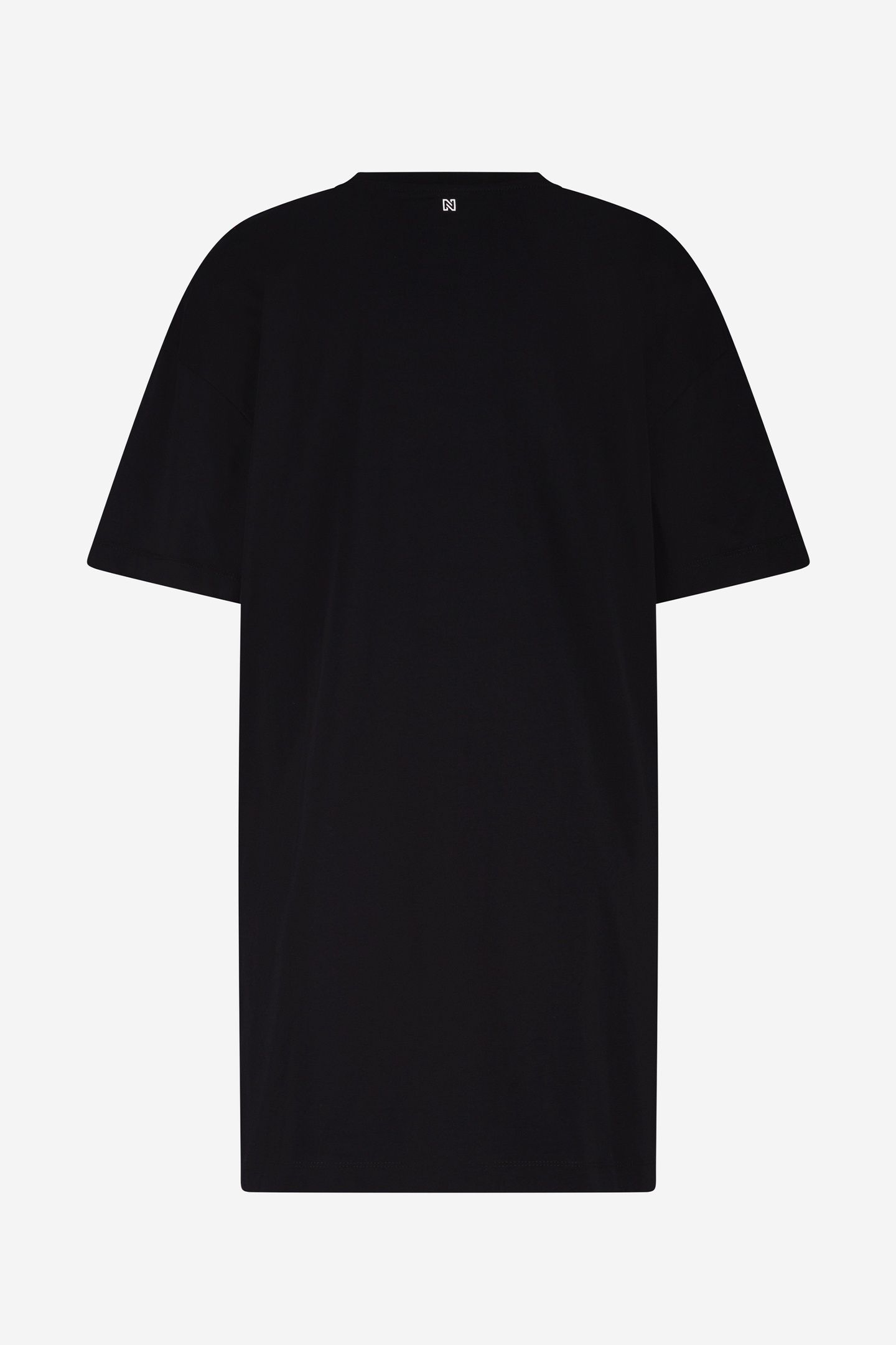 SUNSET DRAWING T-DRESS BLACK 3