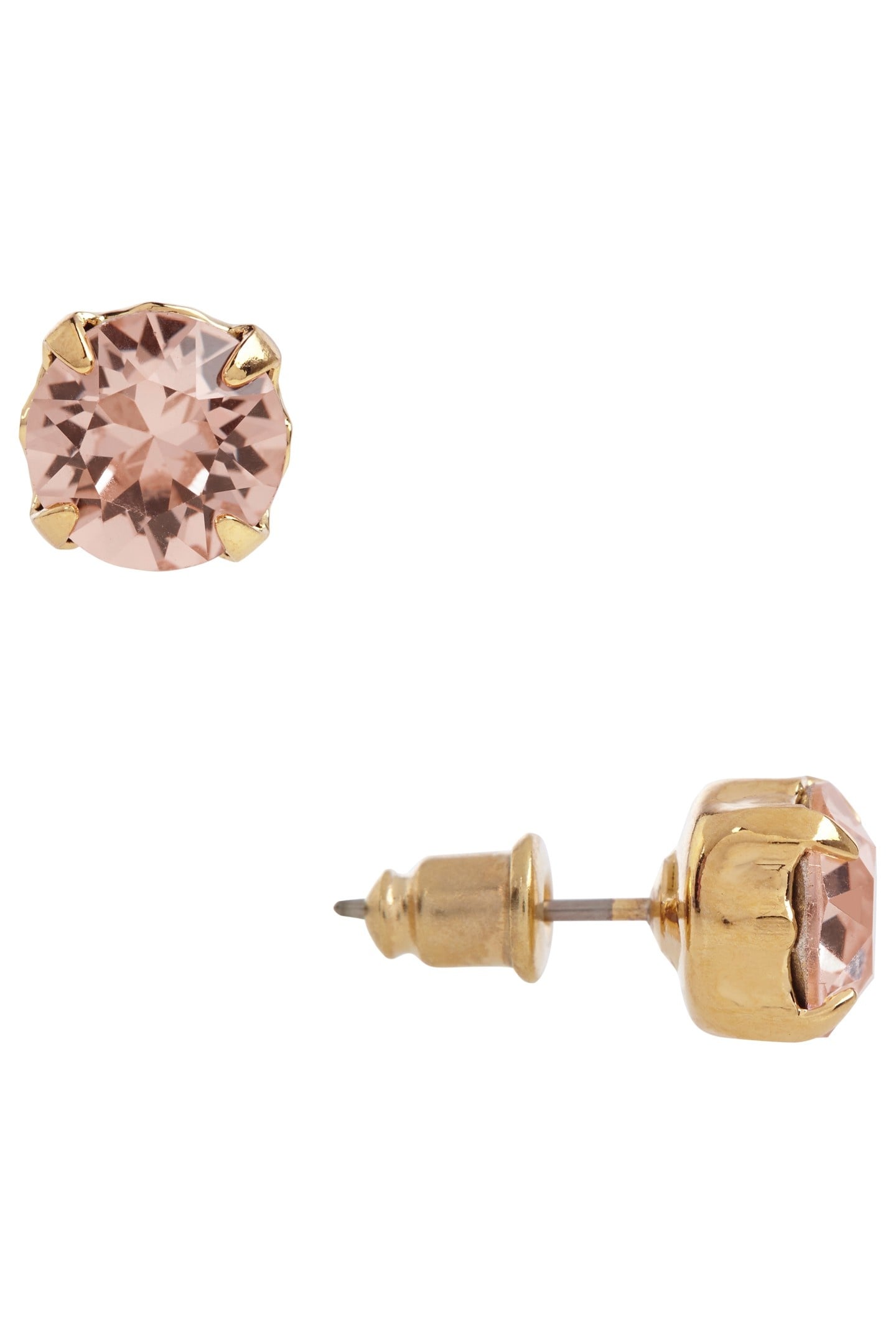 LIGHT PEACH EARPINS 3