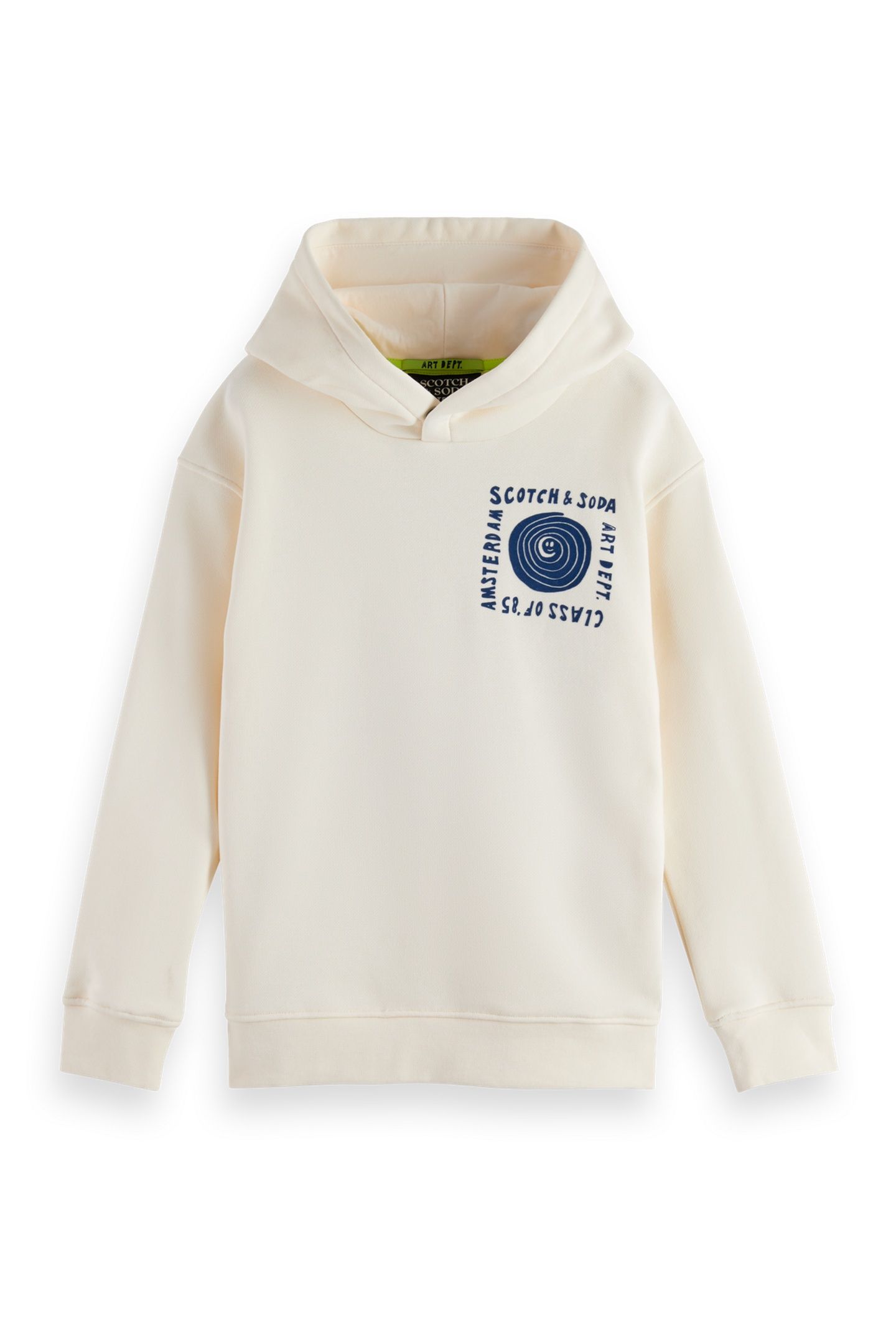 BOYS RELAXED-FIT ARTWORK HOODIE EGGNOG 1