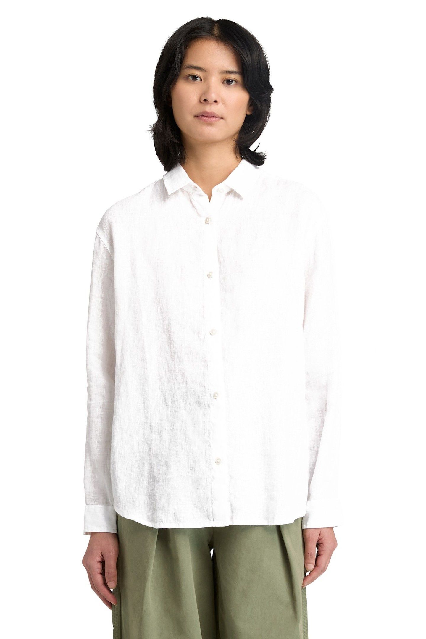LINEN LONG-SLEEVE SHIRT WHITE 2