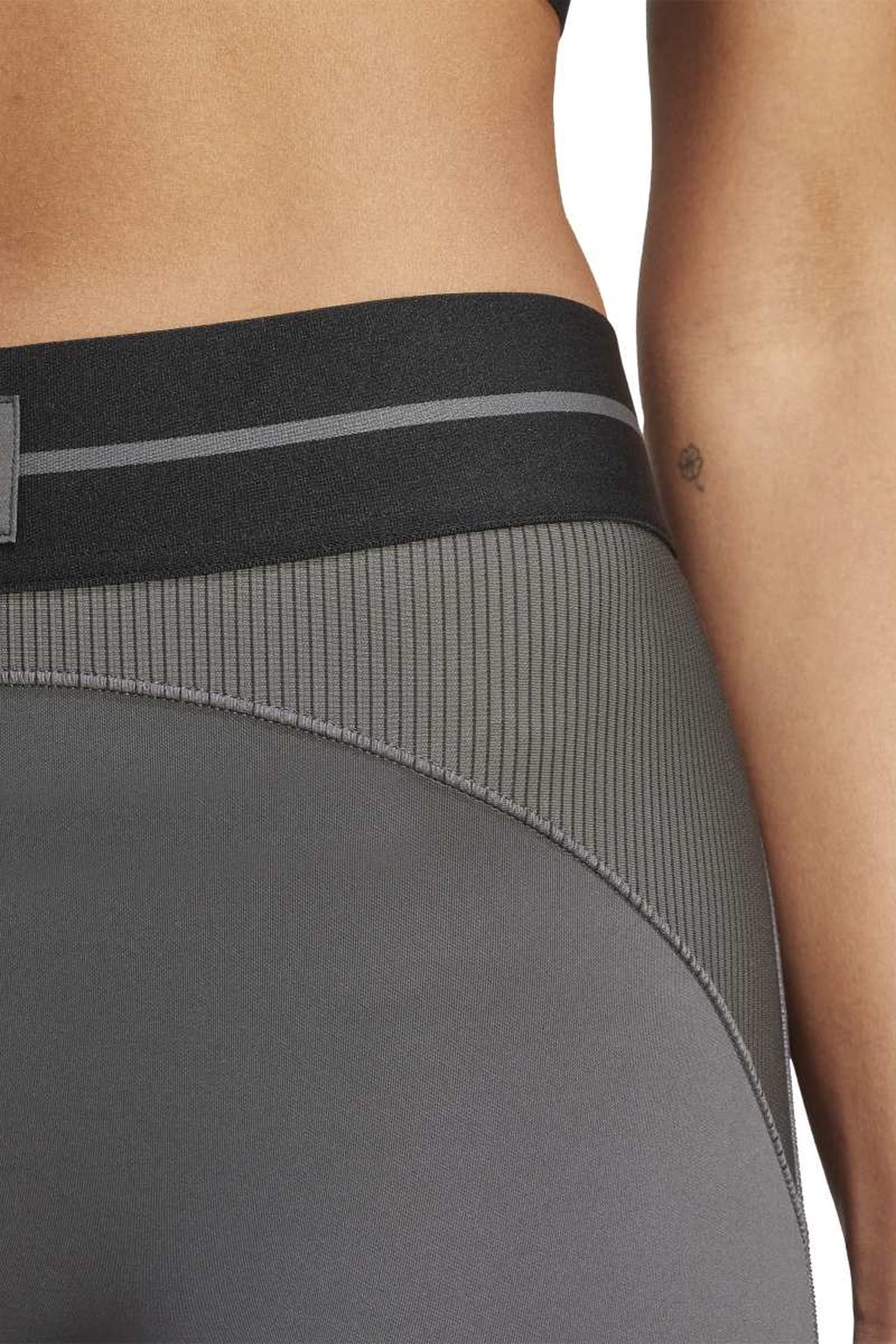 PERFORMANCE HYPERGLAM RIB 1/1 LEGGINGS GREY SIX 6