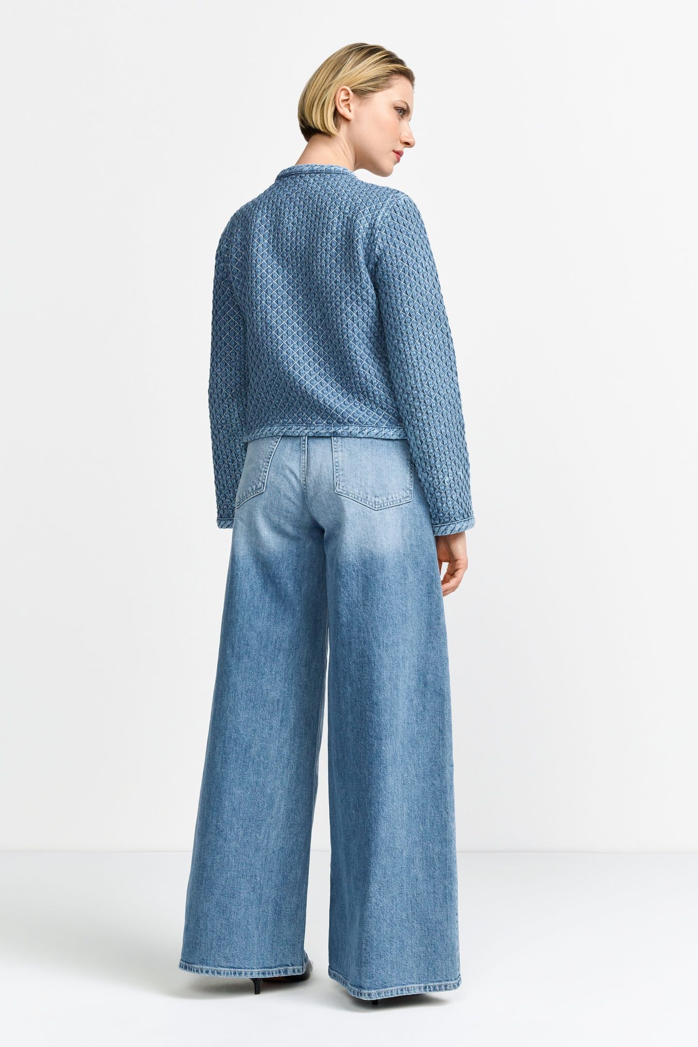 SUPER FLARE BLUE DENIM ORGANIC 4