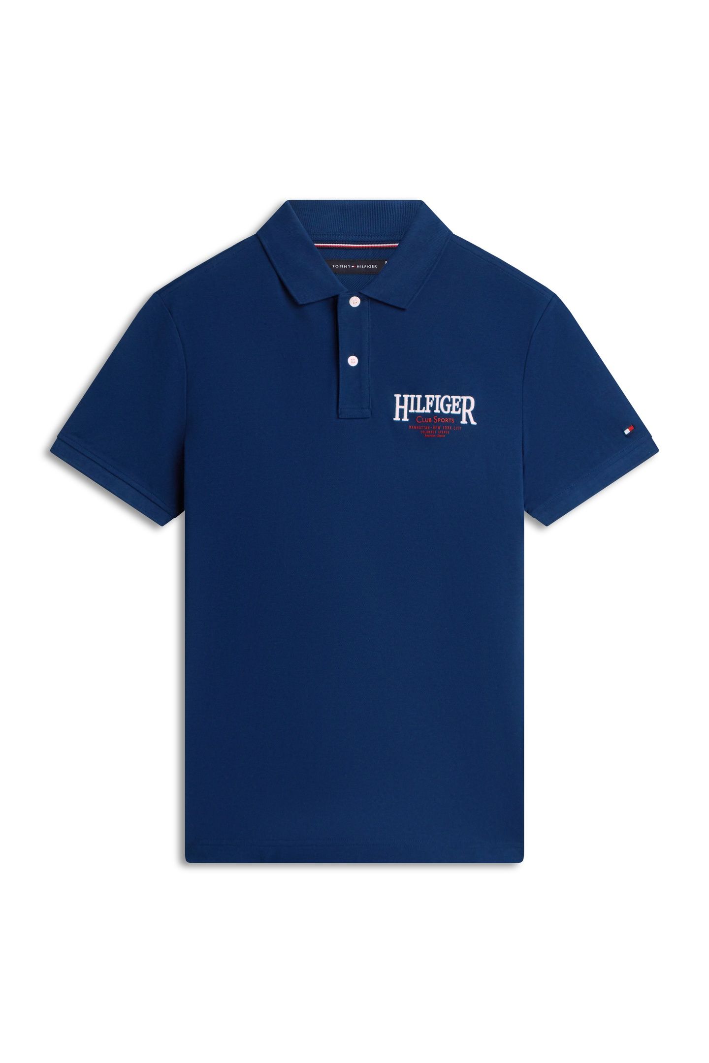 LEFT CHEST GRAPHIC POLO CARBON NAVY 4