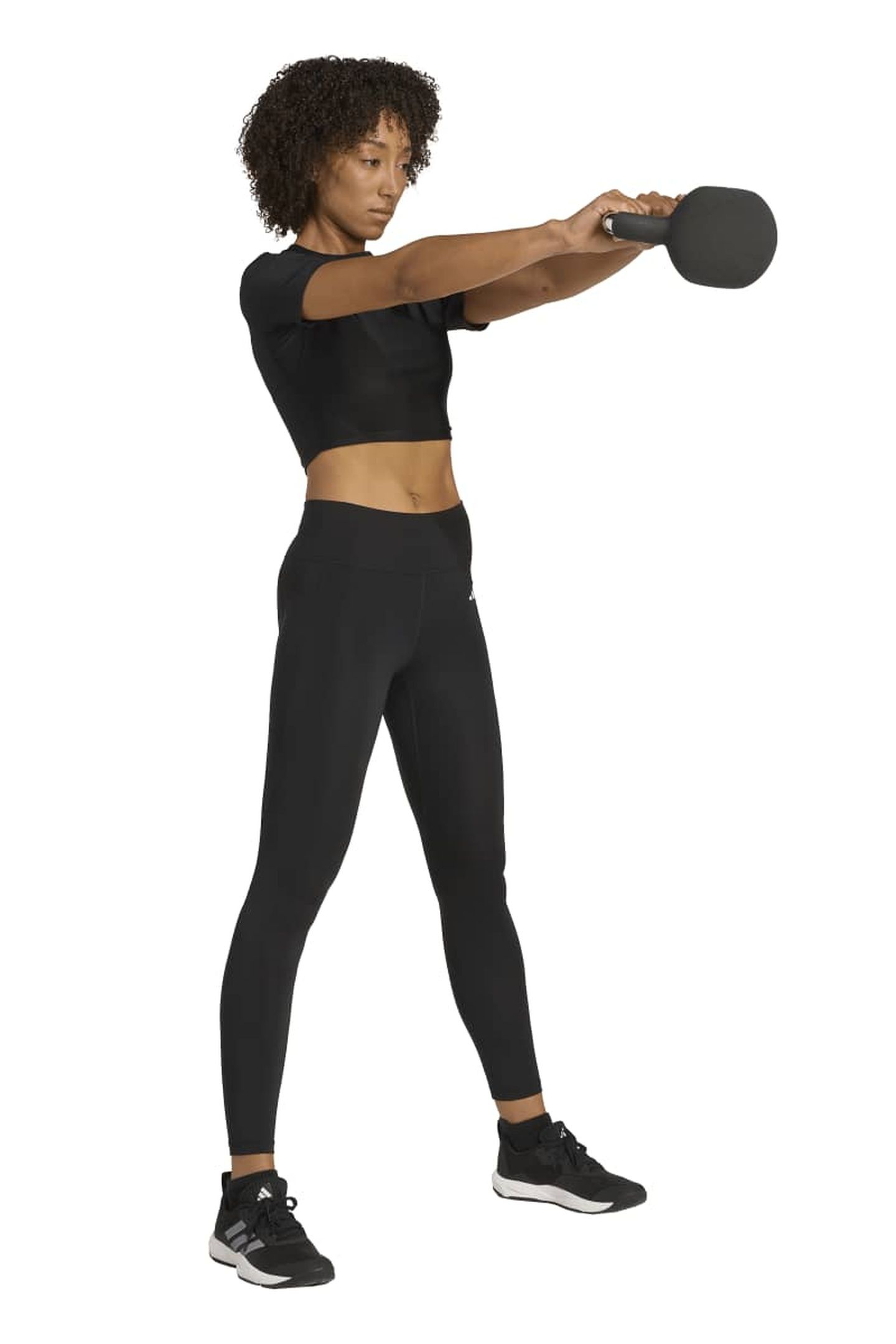 PERFORMANCE WORKOUT ESSENTIALS T-SHIRT SHINE BLACK 3