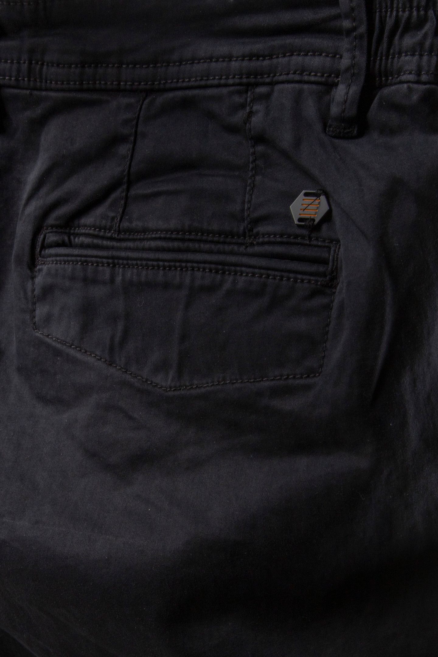 SHORT CHINO GARMENT DYED TWILL STRETCH BLACK 4