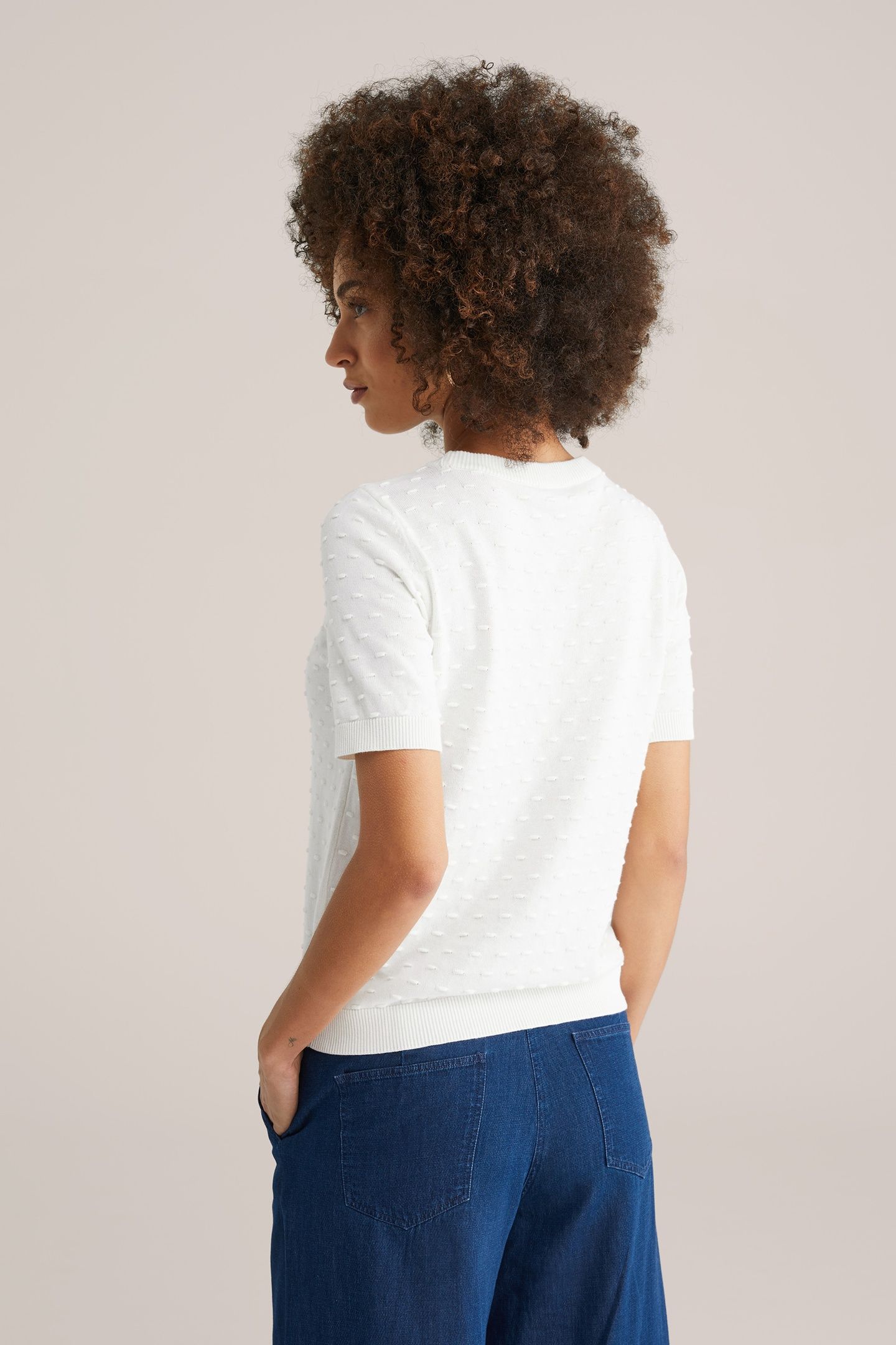 KNITTED PULLOVER OFF-WHITE 2