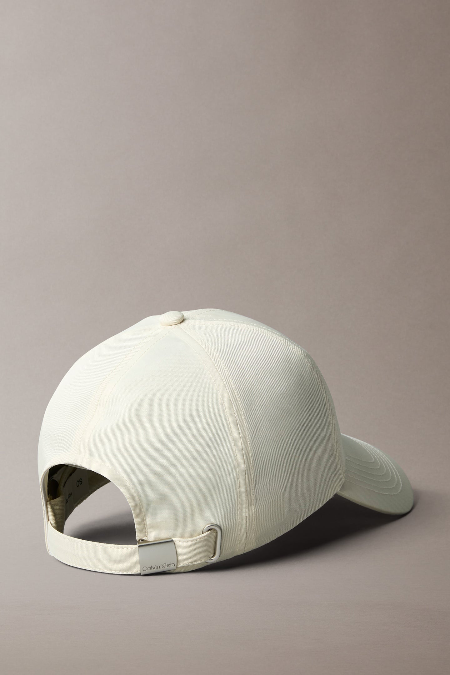 MONOGRAM EMBROIDERY CAP BONE WHITE 2