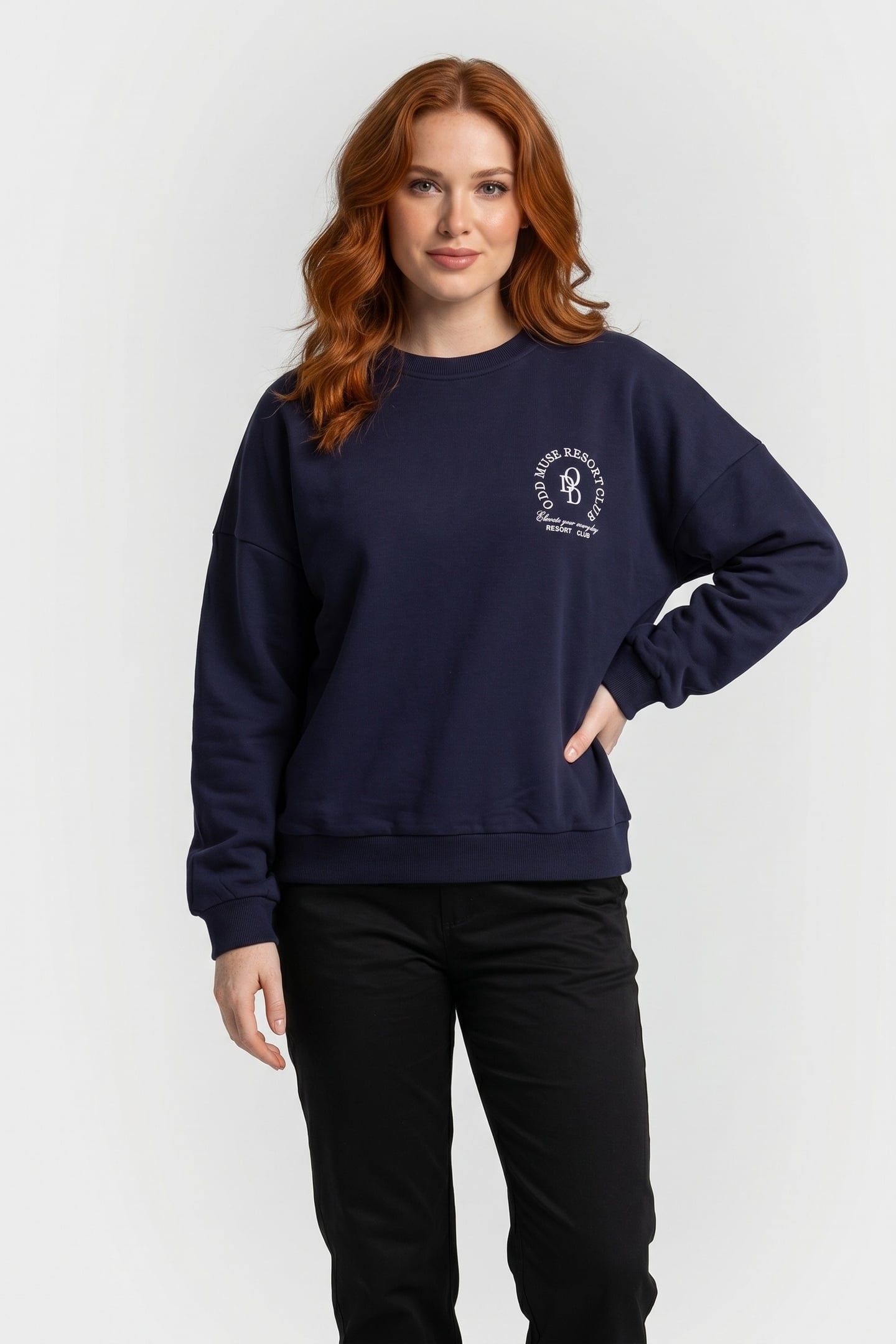 RESORT CLUB SWEATSHIRT NAVY 1
