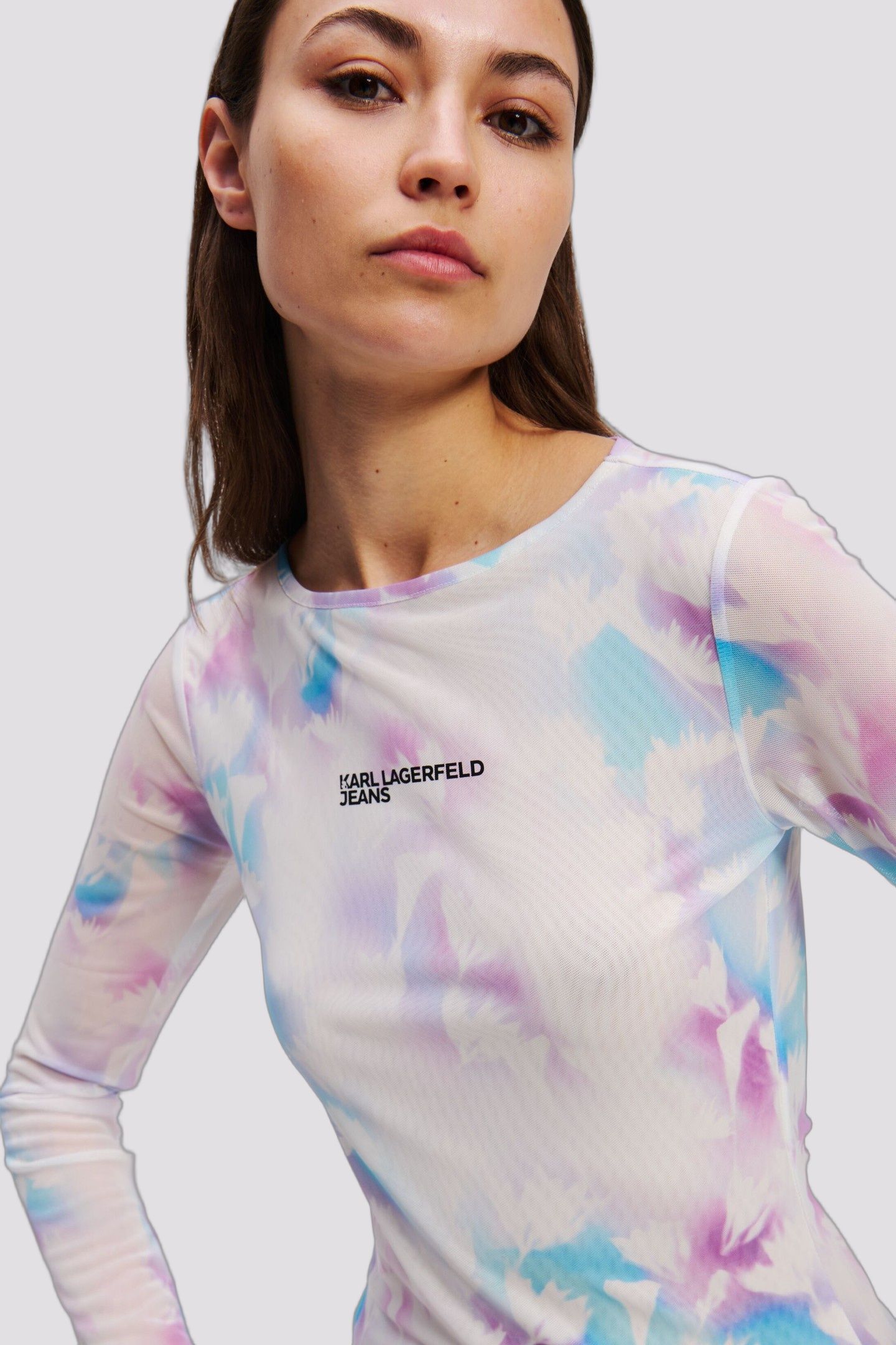 MESH TOP FLORAL WHITE 6
