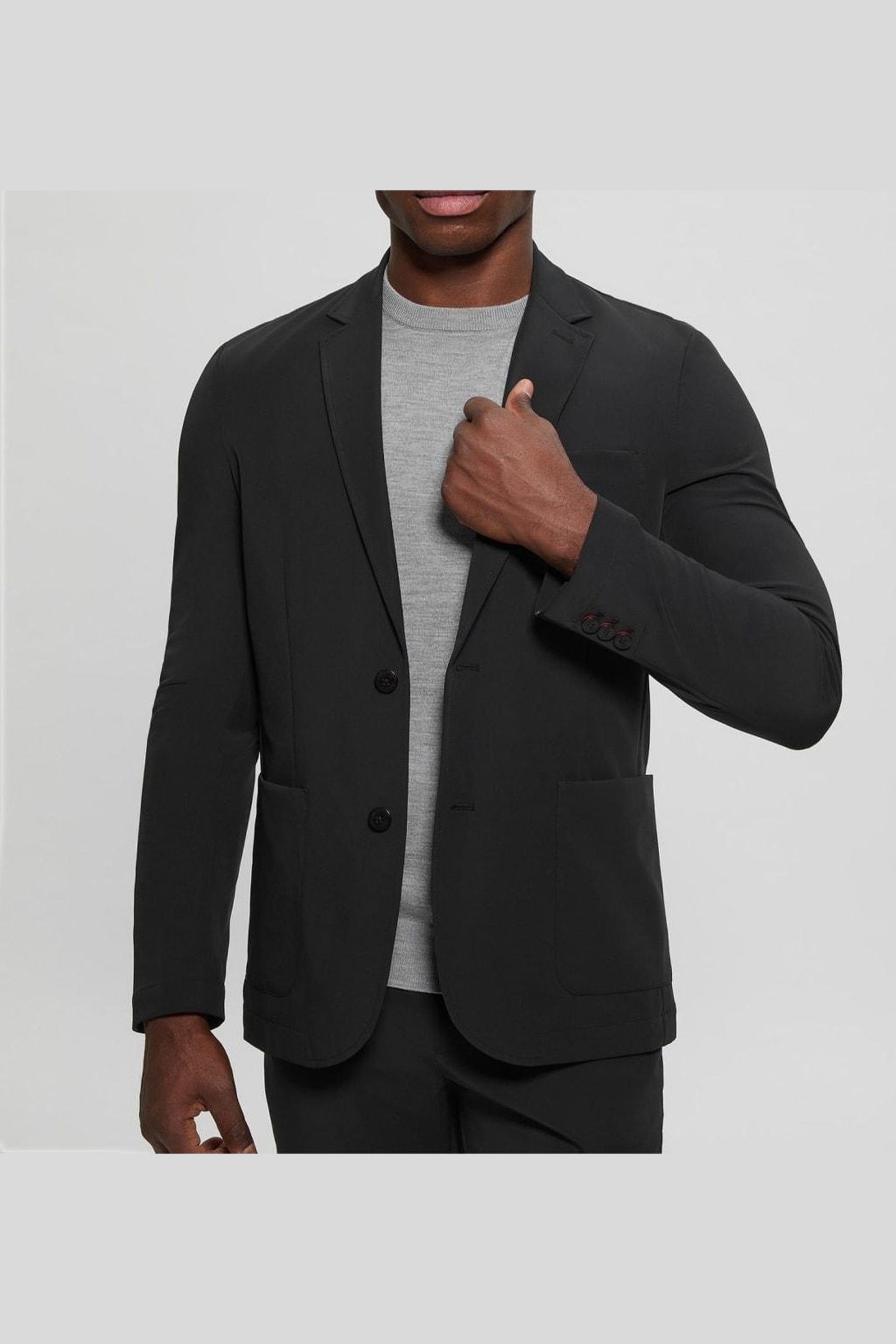 GUESS ECO TYRON BLAZER JET BLACK A996 10