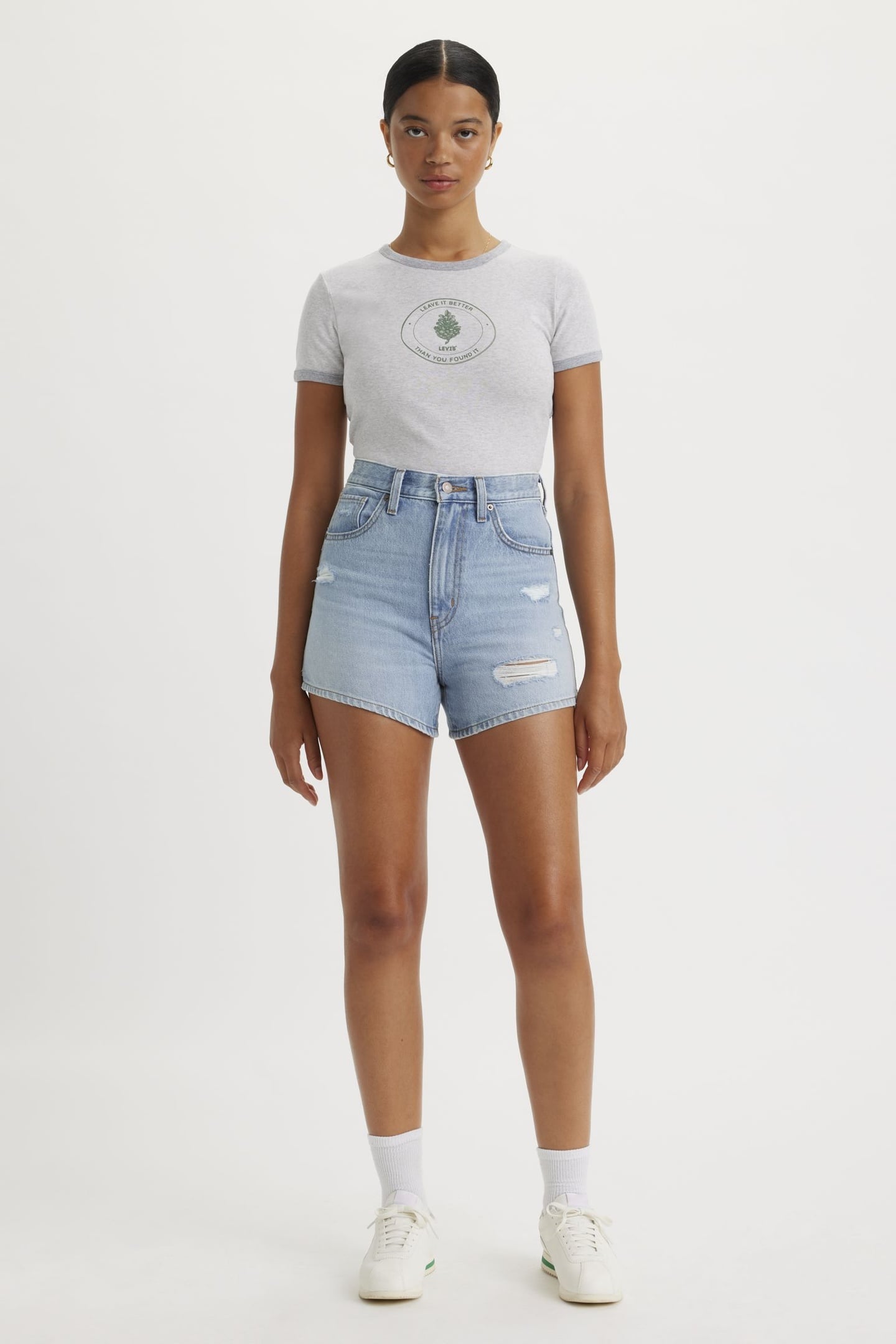HIGH RISE MOM SHORTS 1