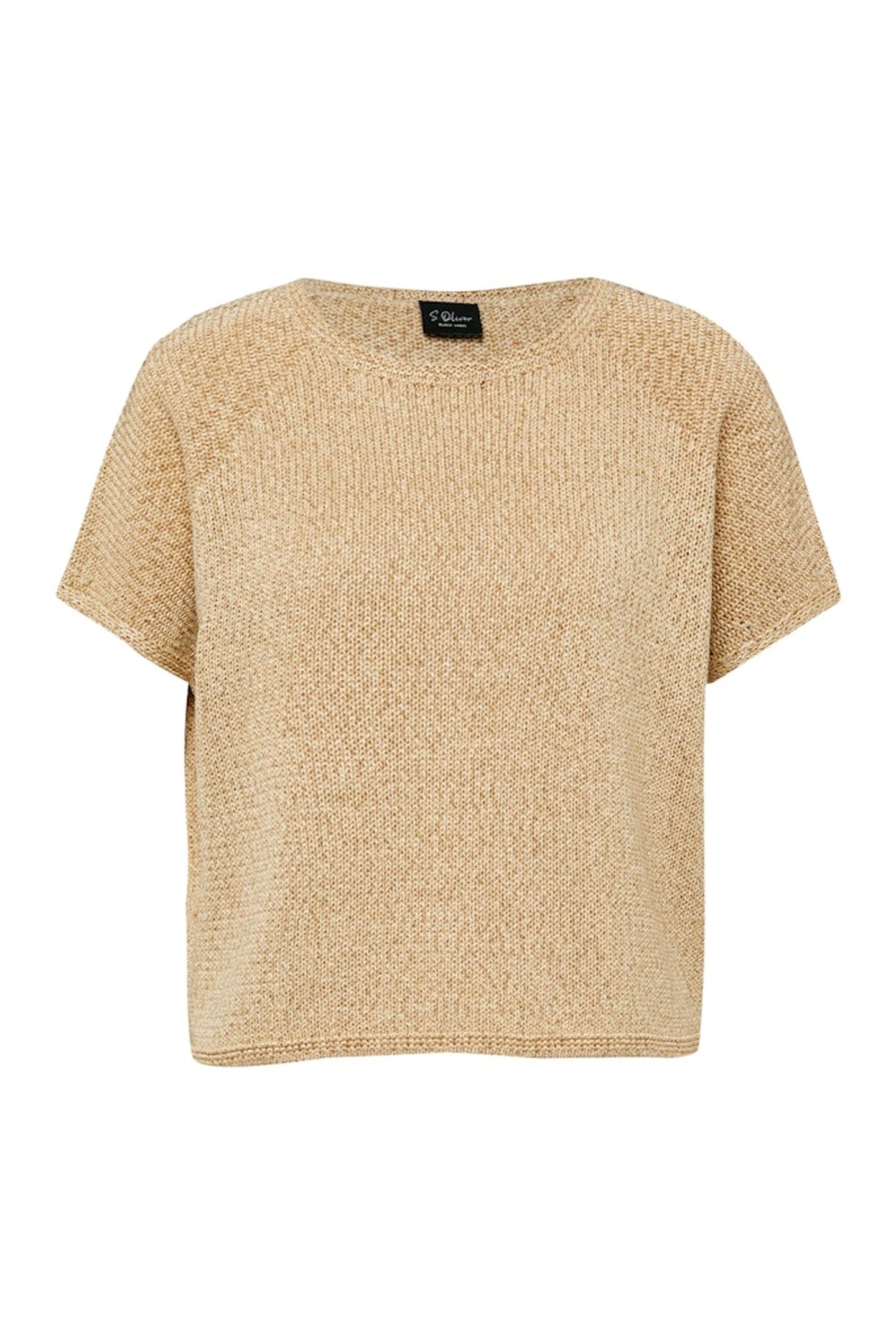 S.OLIVER PULLOVER SHORTSLEEVE BROWN 7