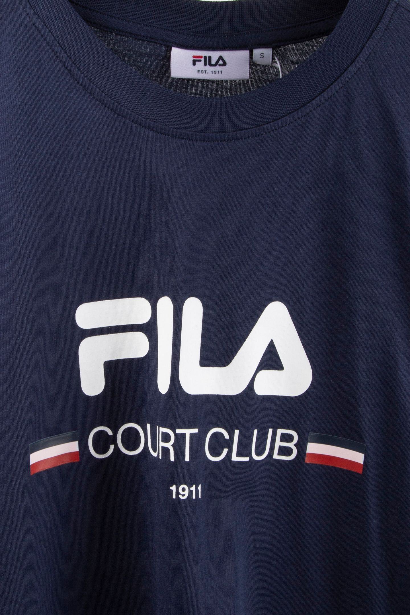 DOCCIA RELAXED LOGO GRAPHIC T-SHIRT BLACK IRIS 4