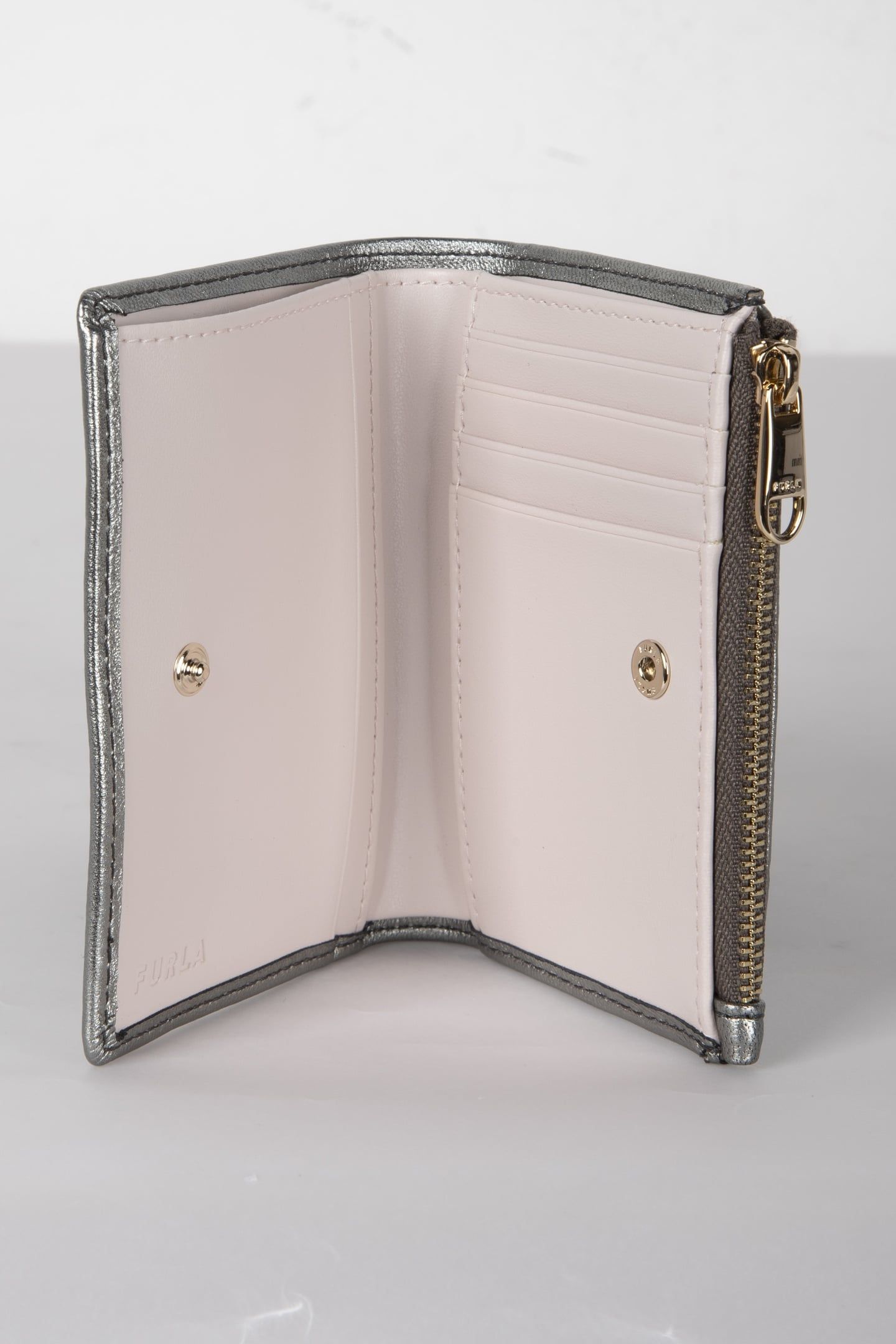 CLASSIC SMALL BI-FOLD W/ ZIP DARK GREY+BALLERINA 3