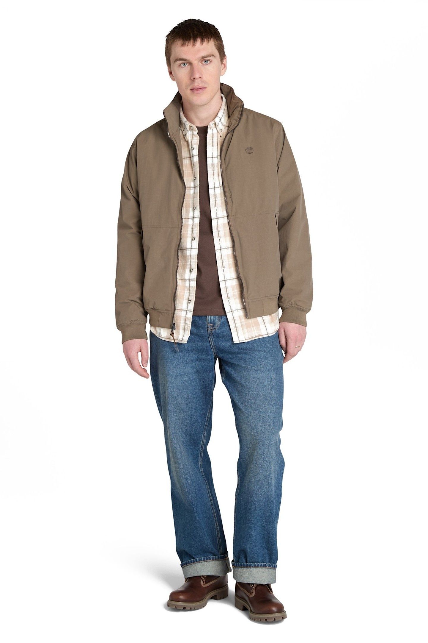 MIDWEIGHT FLANNEL CHECK SHIRT ANGORA YD 4