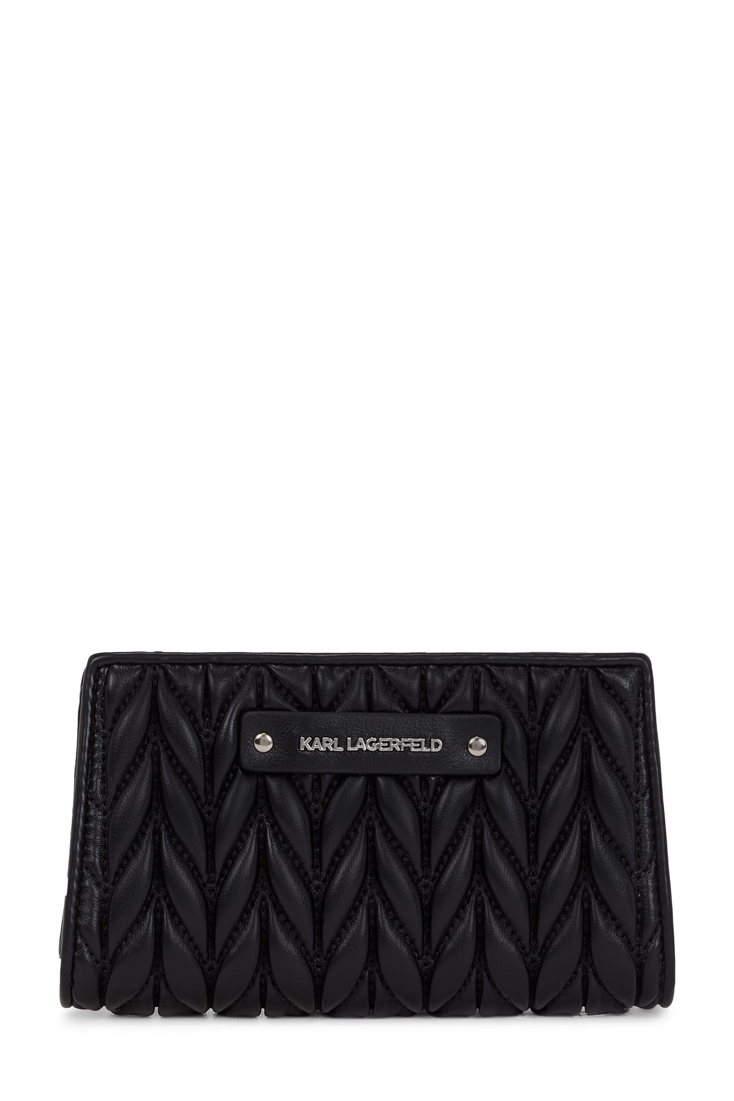 K/WEAVE MD ZA WALLET BLACK-NICKEL 1