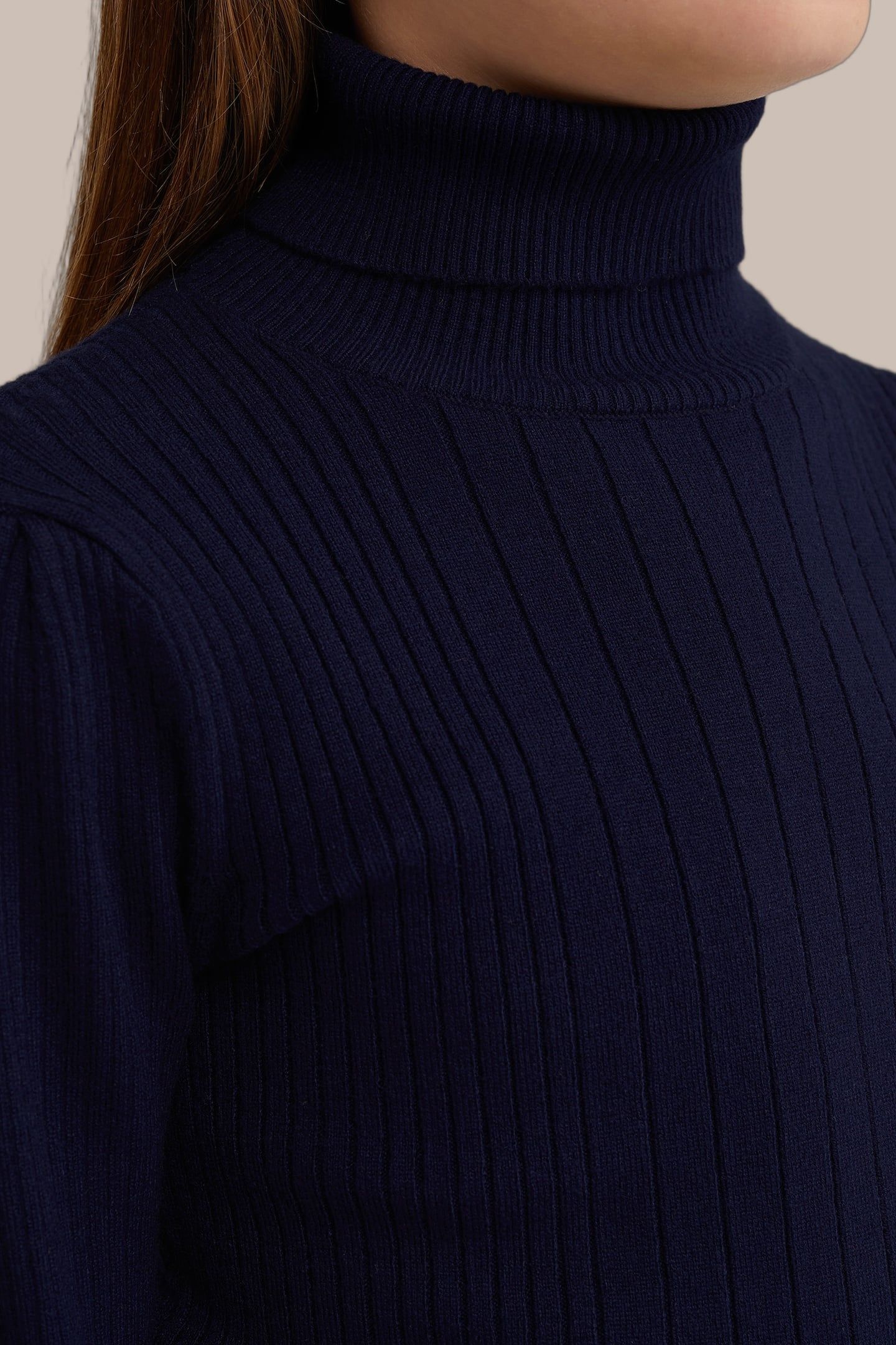 KNITTED PULLOVER DARK BLUE 5