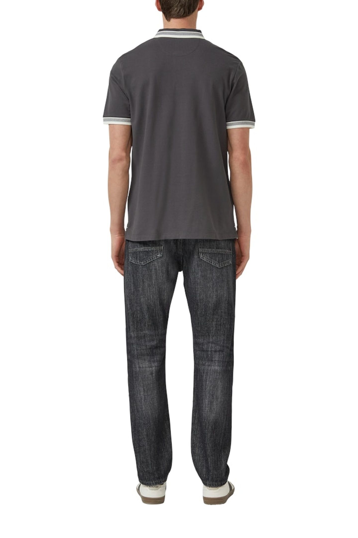 S.OLIVER POLOSHIRTS GREY/BLACK 5