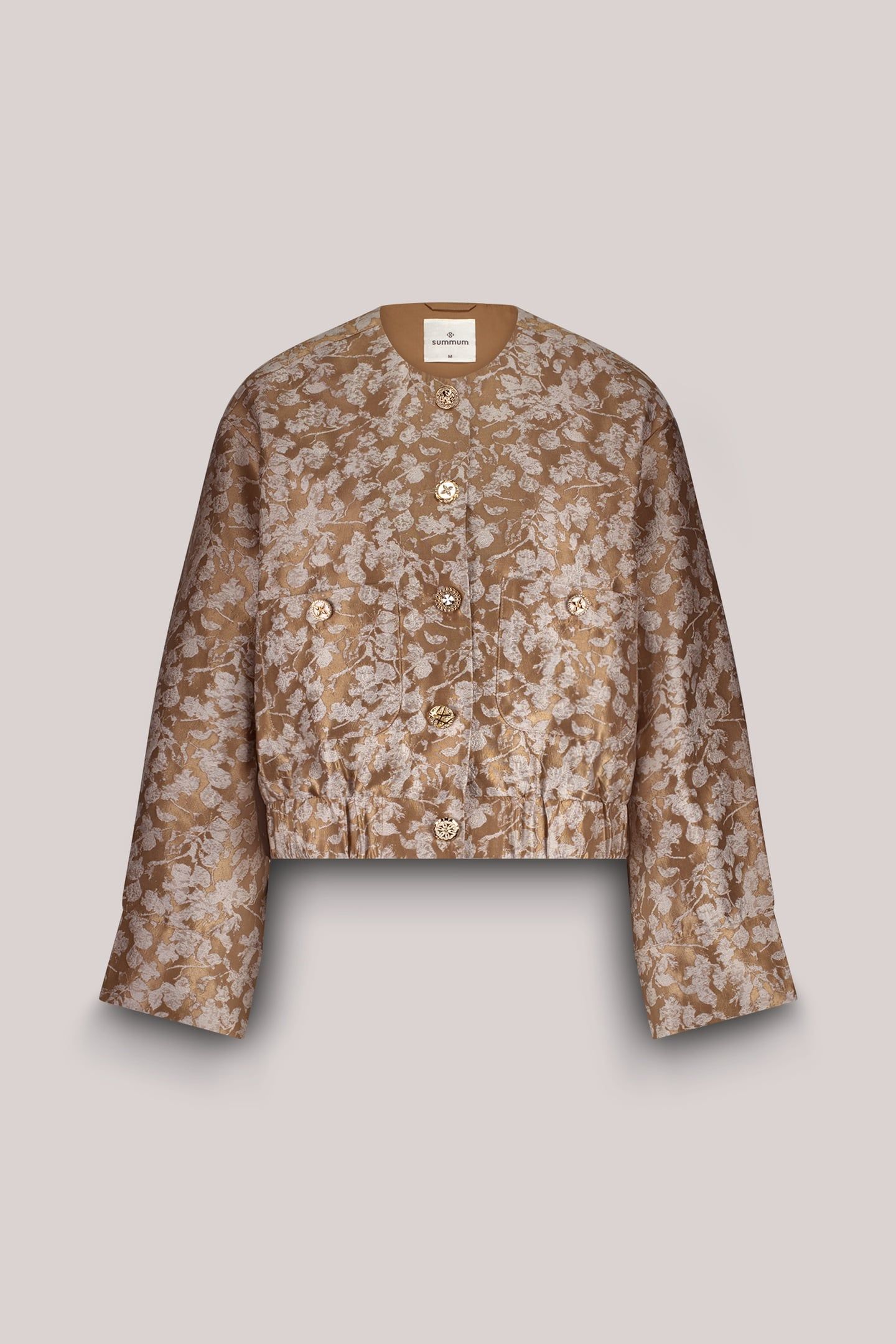 JACKET BOMBER LEAVES JAQUARD ALPACA 4
