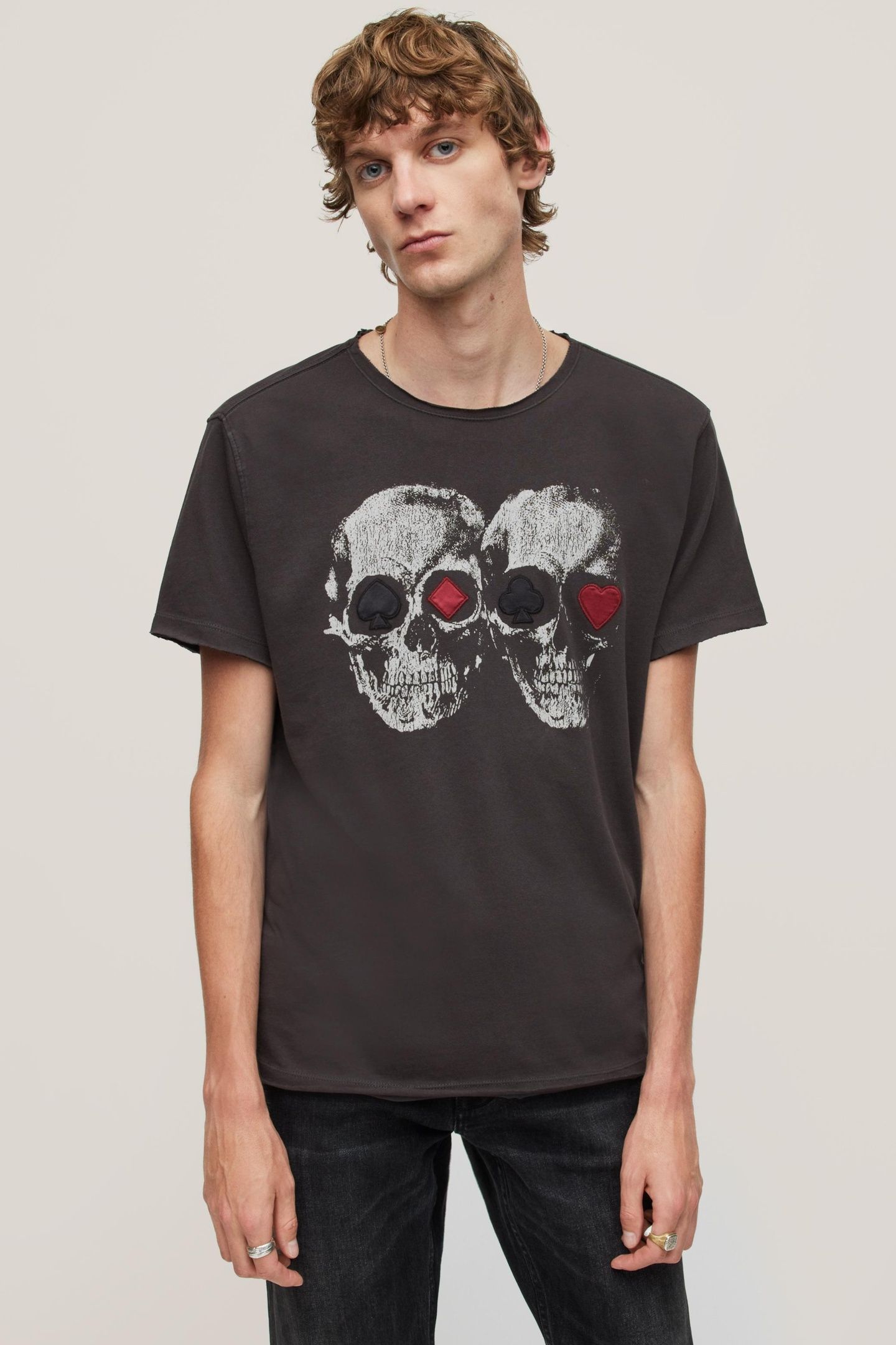 SS RAW EDGE TEE - DOUBLE COAL 1