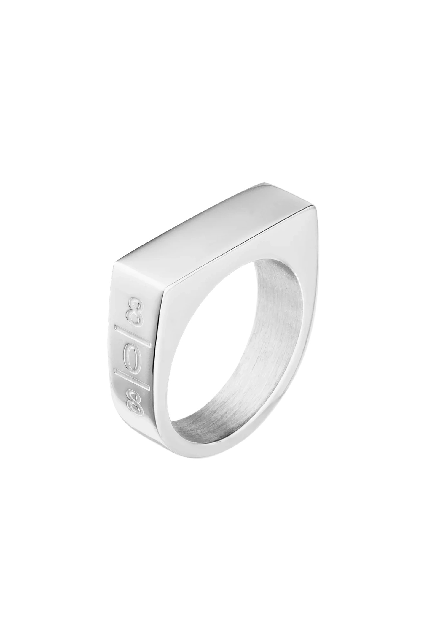 SQUARE RING SILVER / 54 2