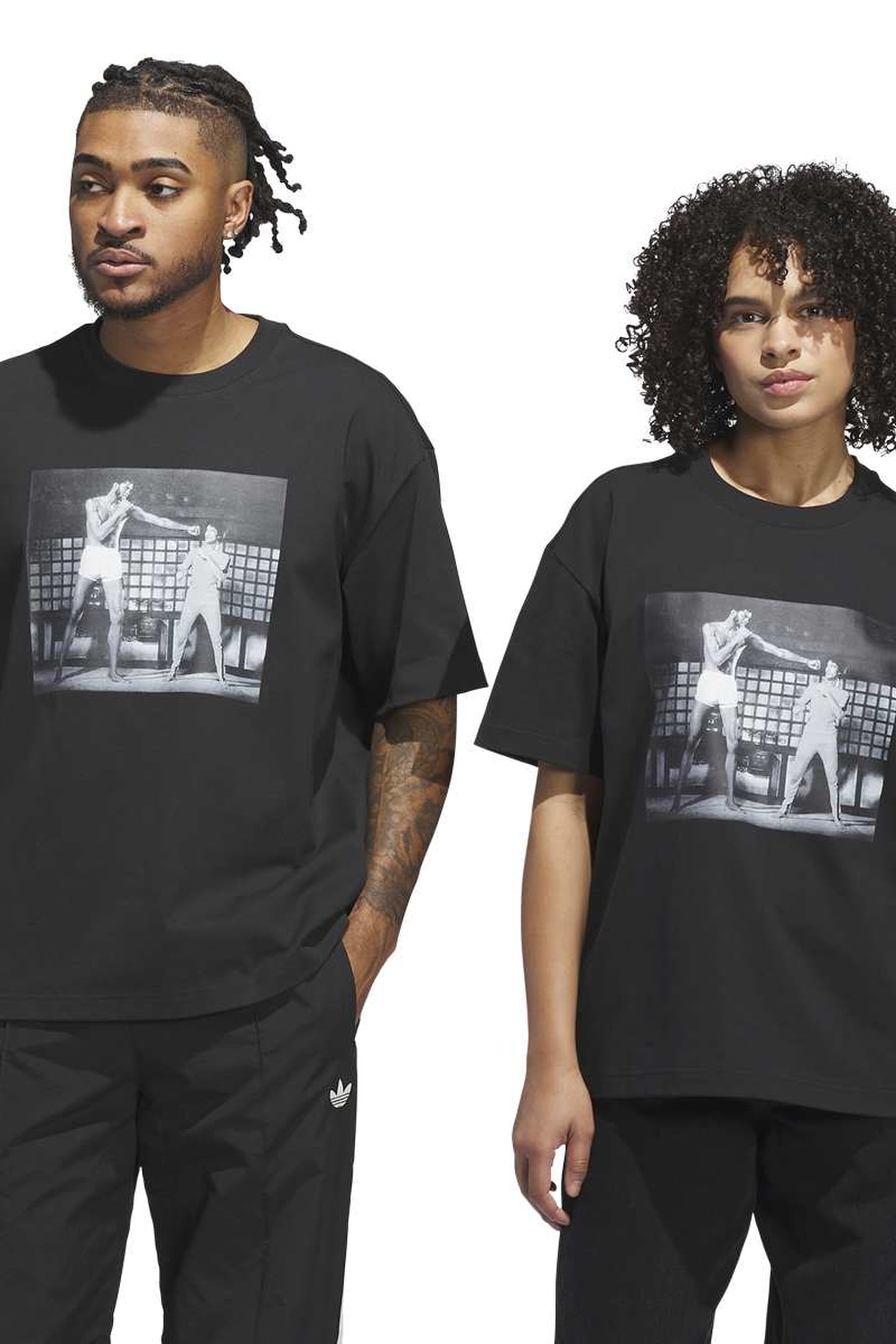 UNISEX ORIGINALS KAREEM SCORING CHAMP GRAPHIC TEE BLACK 1