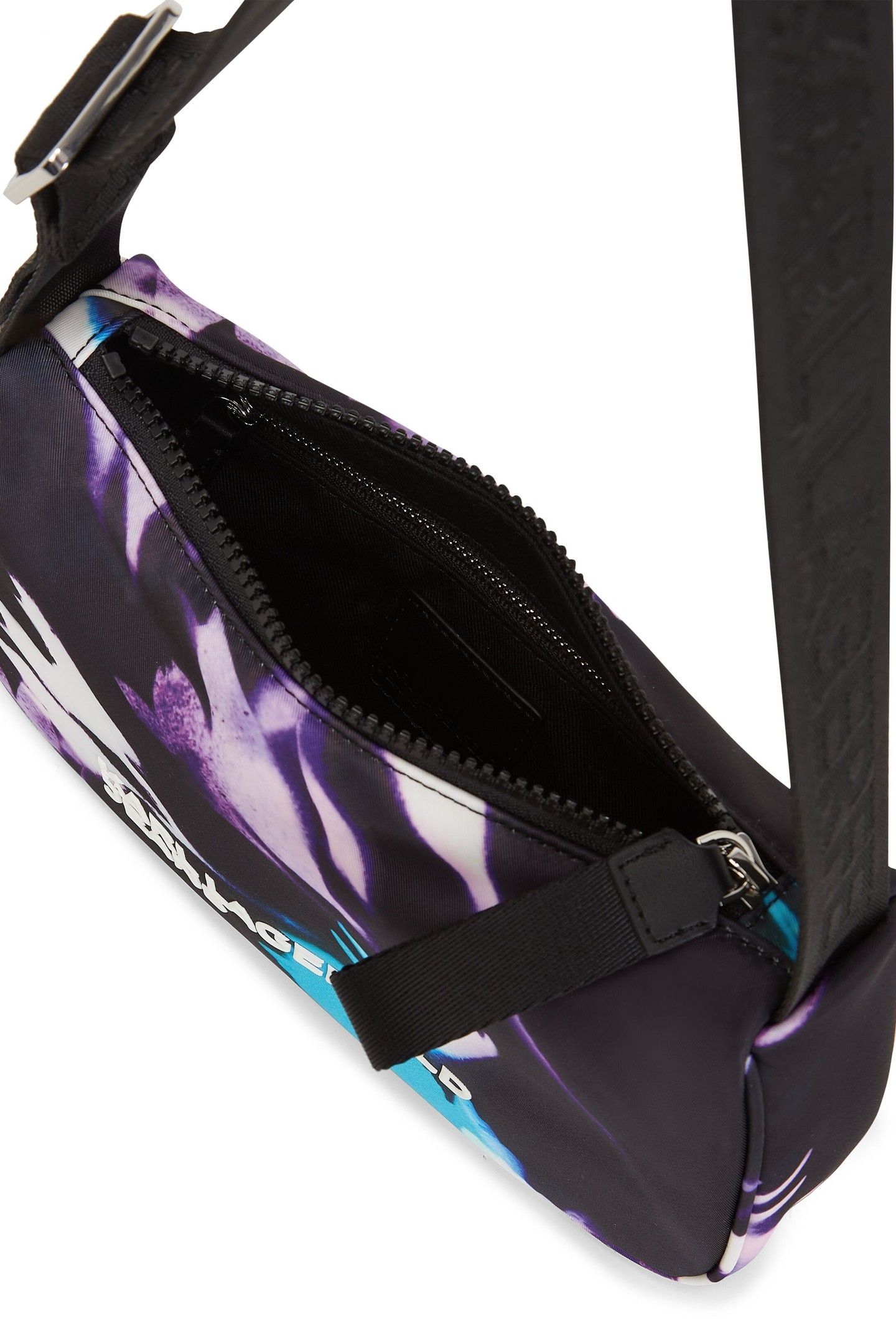 ESSENTIAL NYLON BAG FLORAL BLACK 4