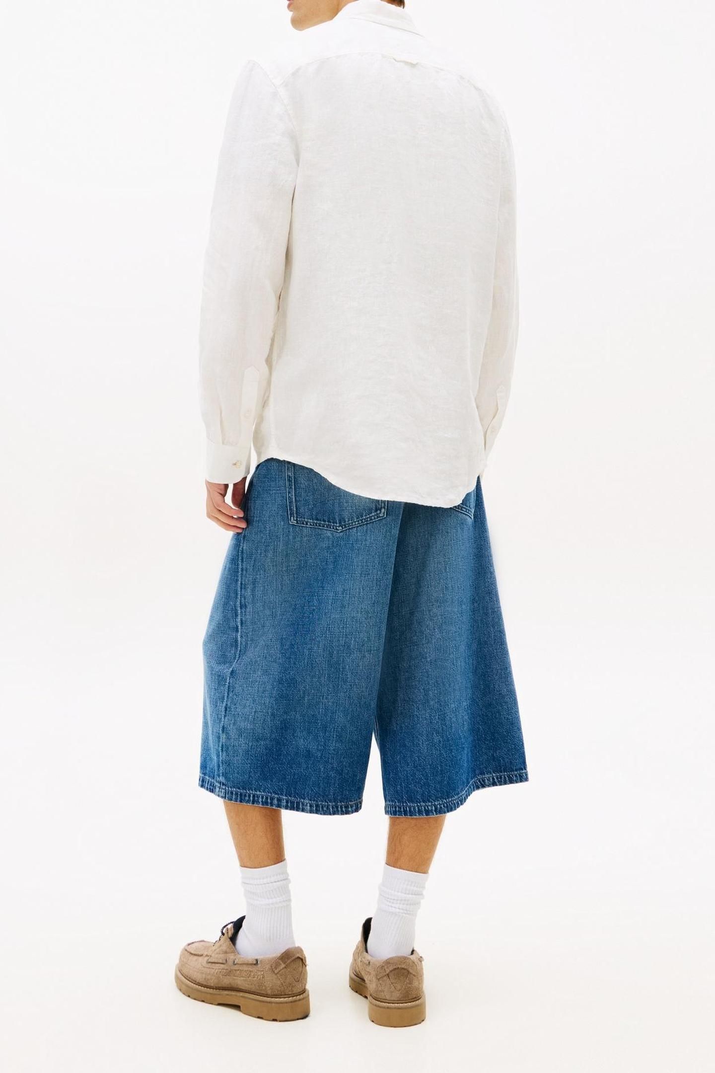 TJM REGULAR LINEN SHIRT ECRU 3