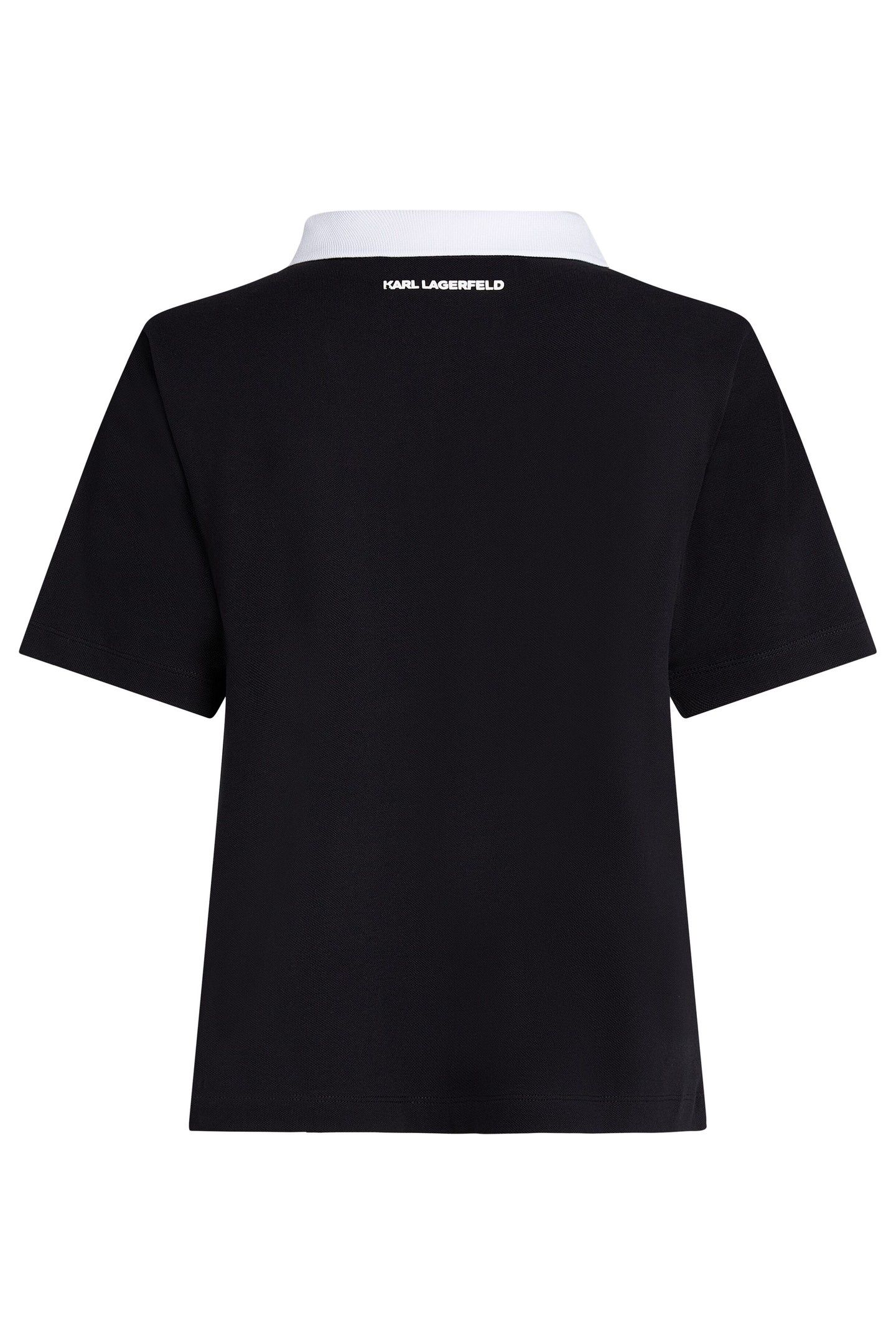 IKON PATCH POLO T-SHIRT BLACK 4