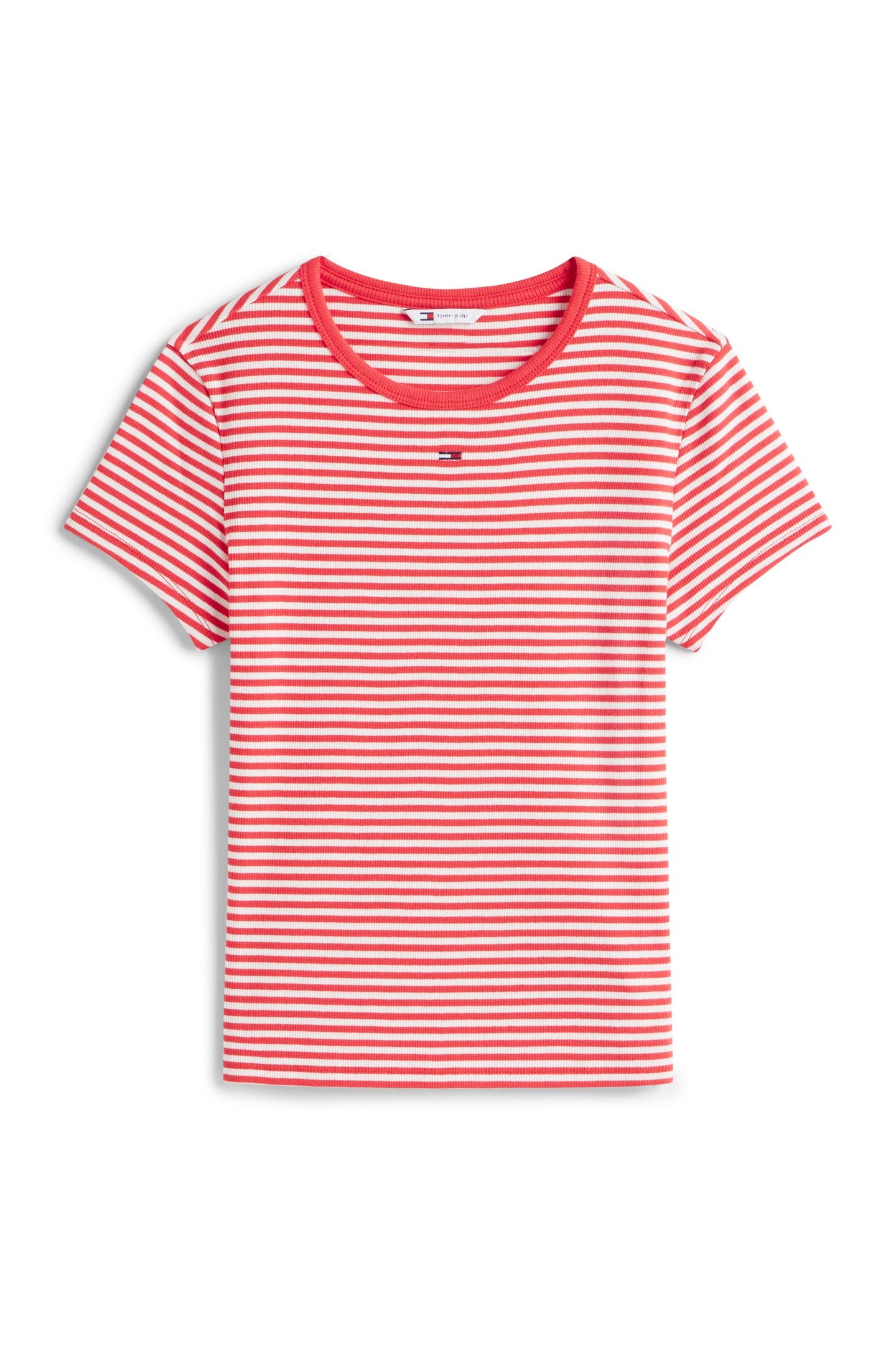 TJW SLIM ESSENTIAL T-SHIRT RED/STRIPE 4