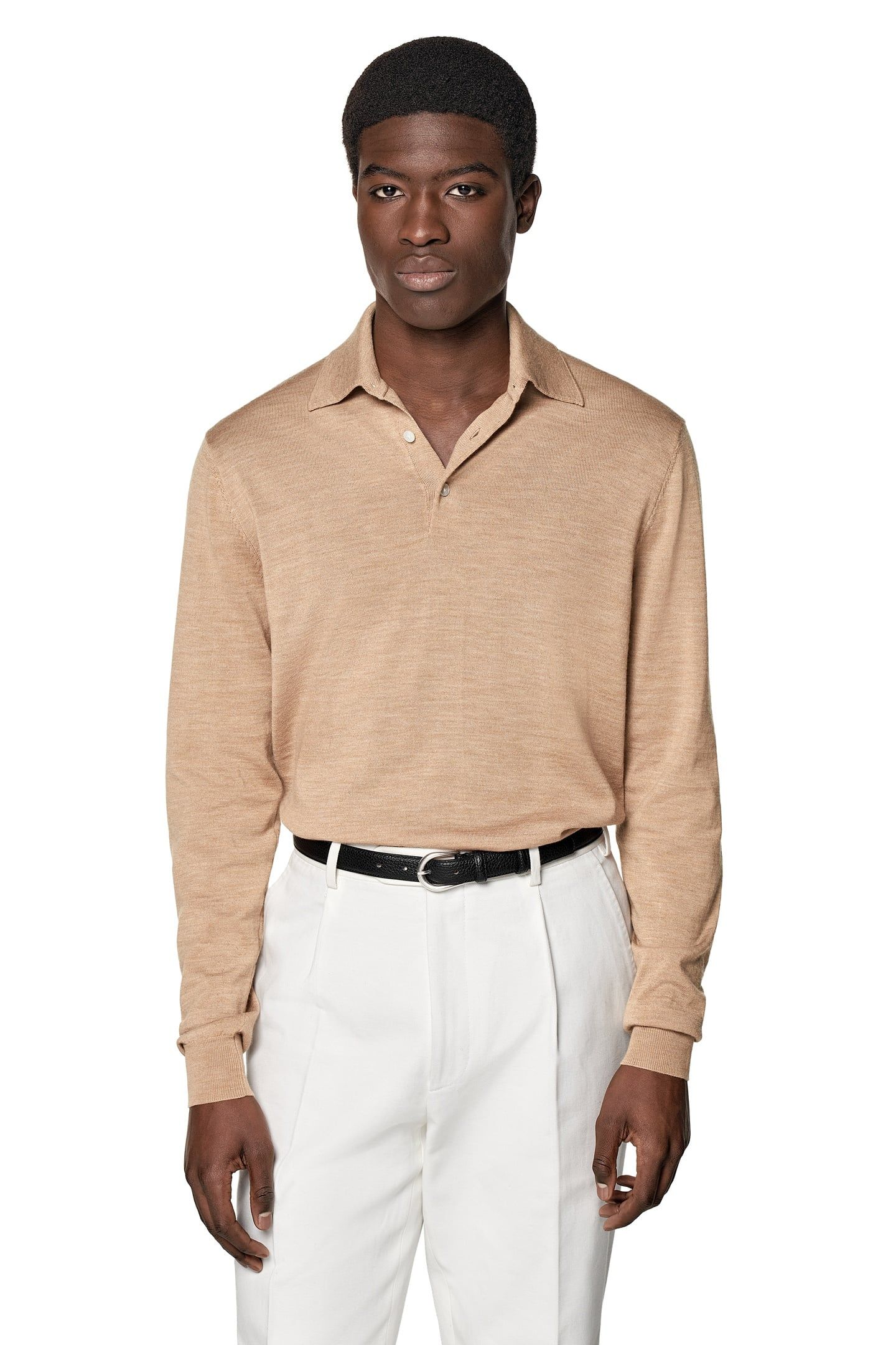LS BUTTON POLO CAMEL (OO) POLO 1