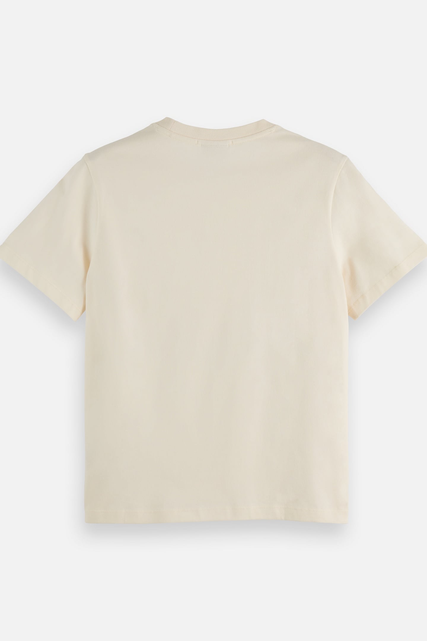 CHEST ARTWORK REGULAR T-SHIRT OFF WHITE 5
