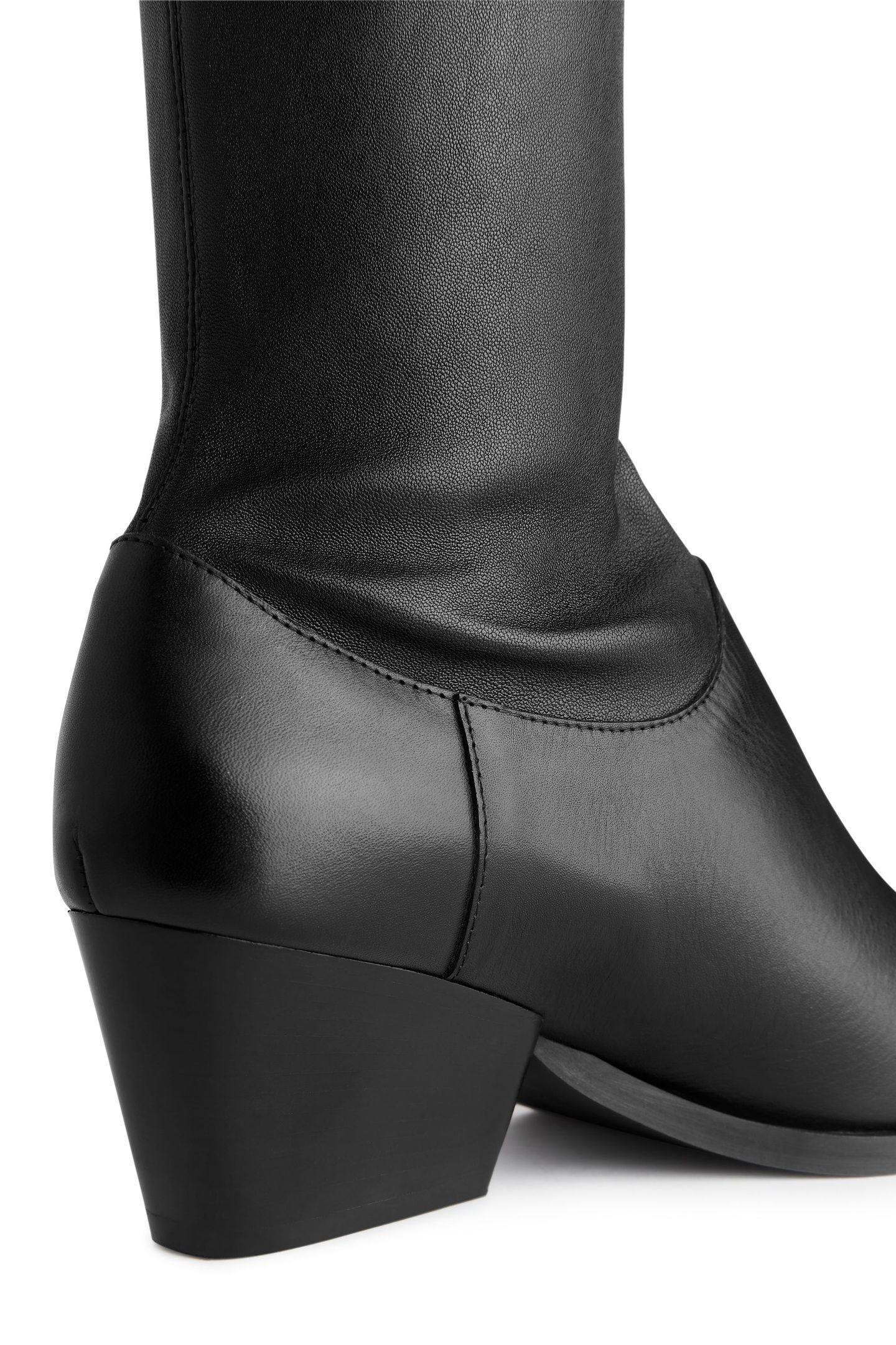 ANGELINE STRETCH COWBOY BOOT BLACK 4