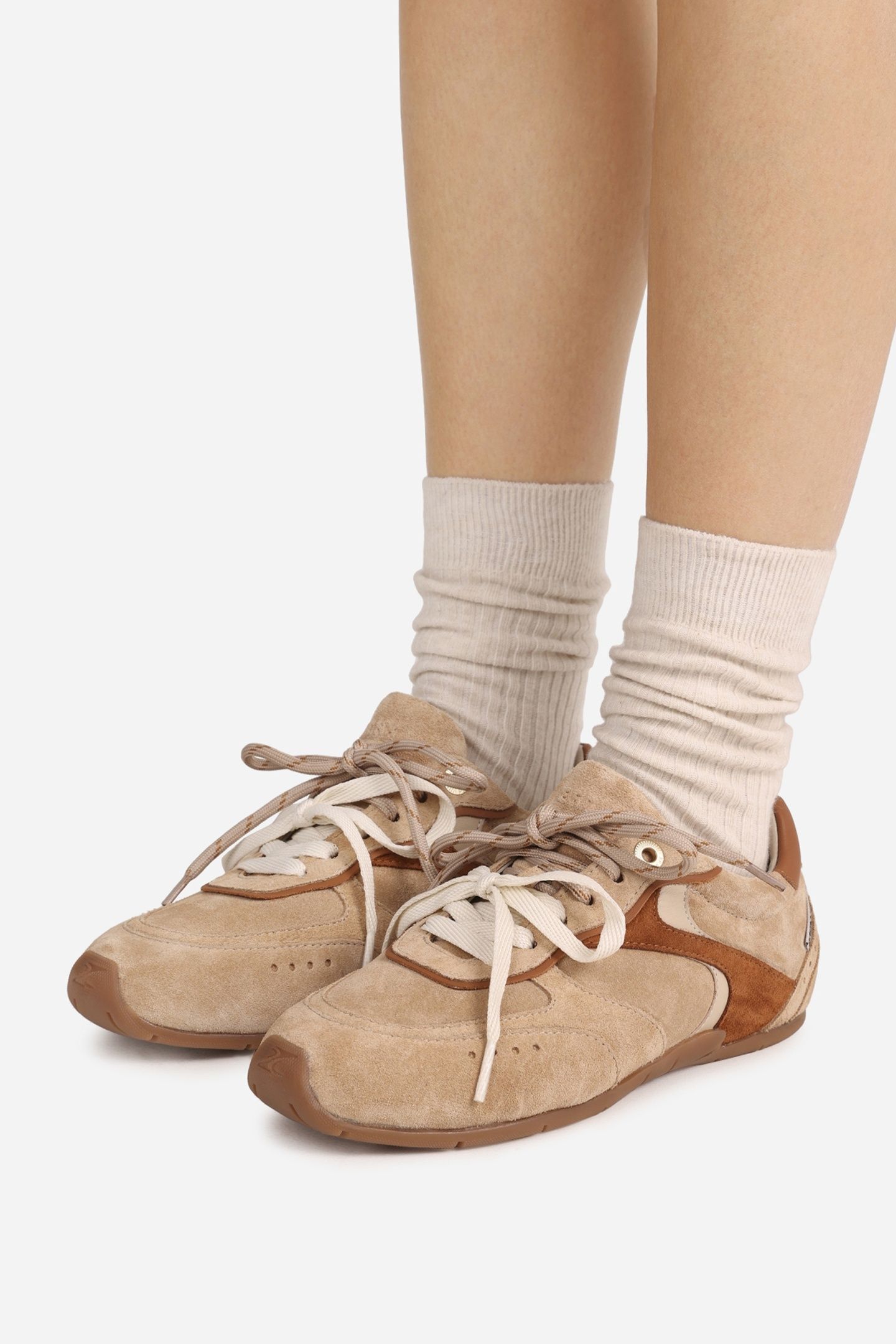MYR-AA SNEAKER OATMILK/CARAMEL 2