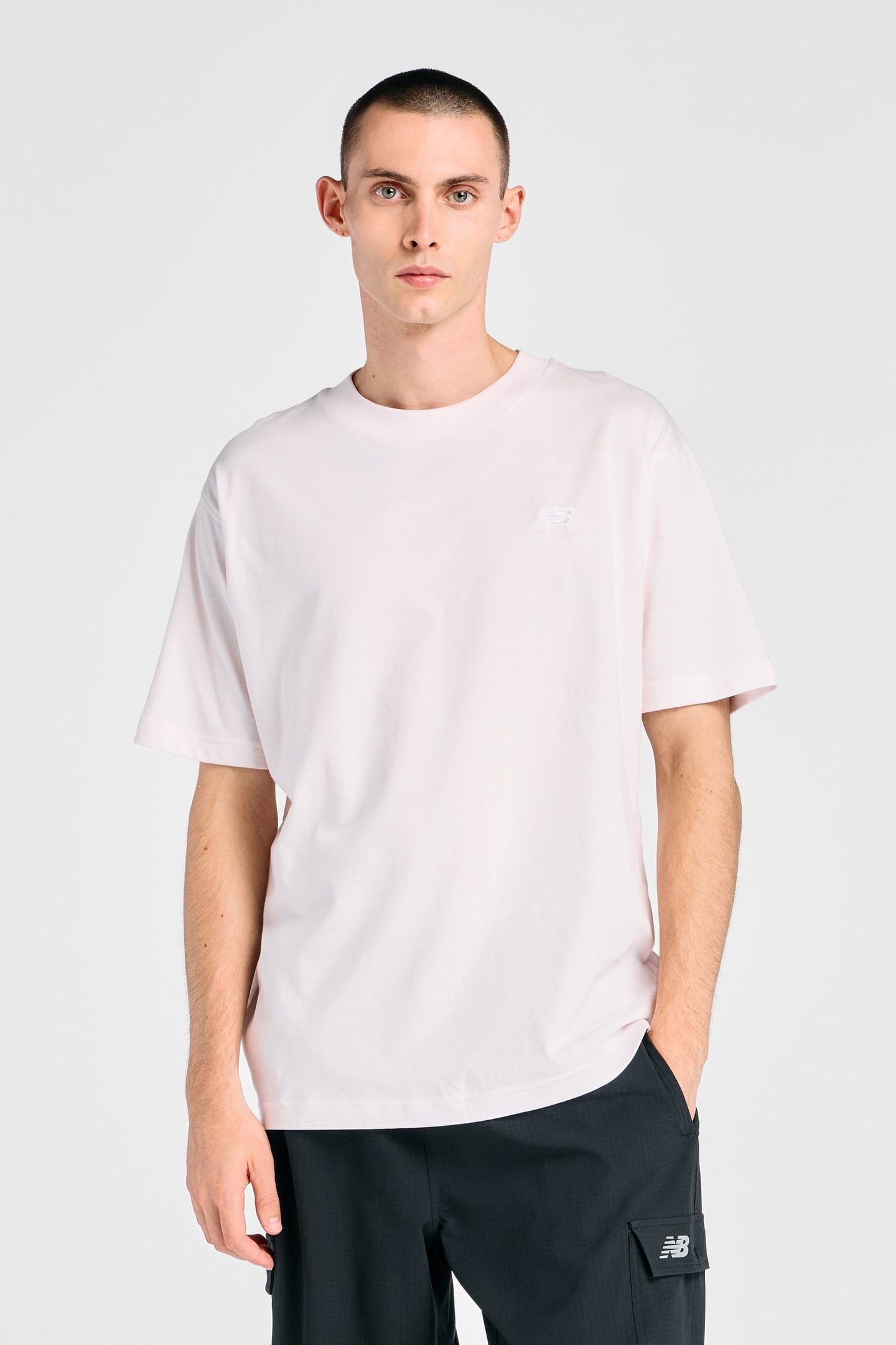 SPORT ESSENTIALS COTTON T-SHIRT PINK SALT 1