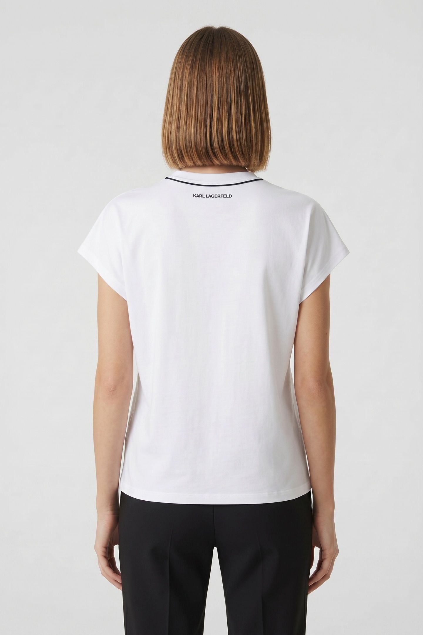 LOGO PIPING T-SHIRT WHITE 2