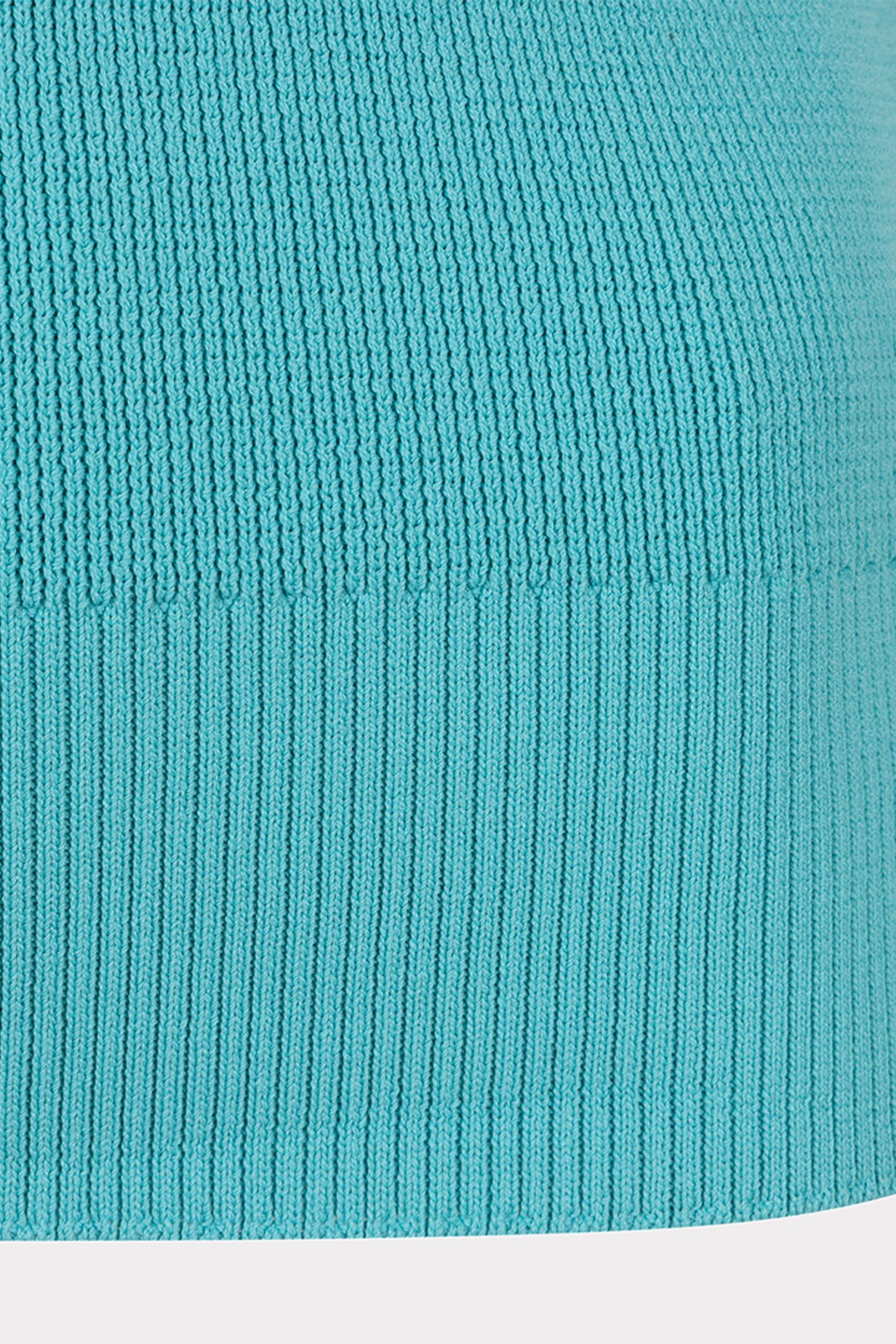 TOP RIB V-NECK LAGOON 7