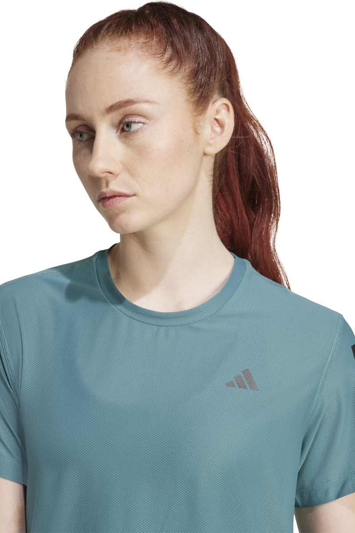 PERFORMANCE OWN THE RUN T-SHIRT PRELOVED TEAL 5