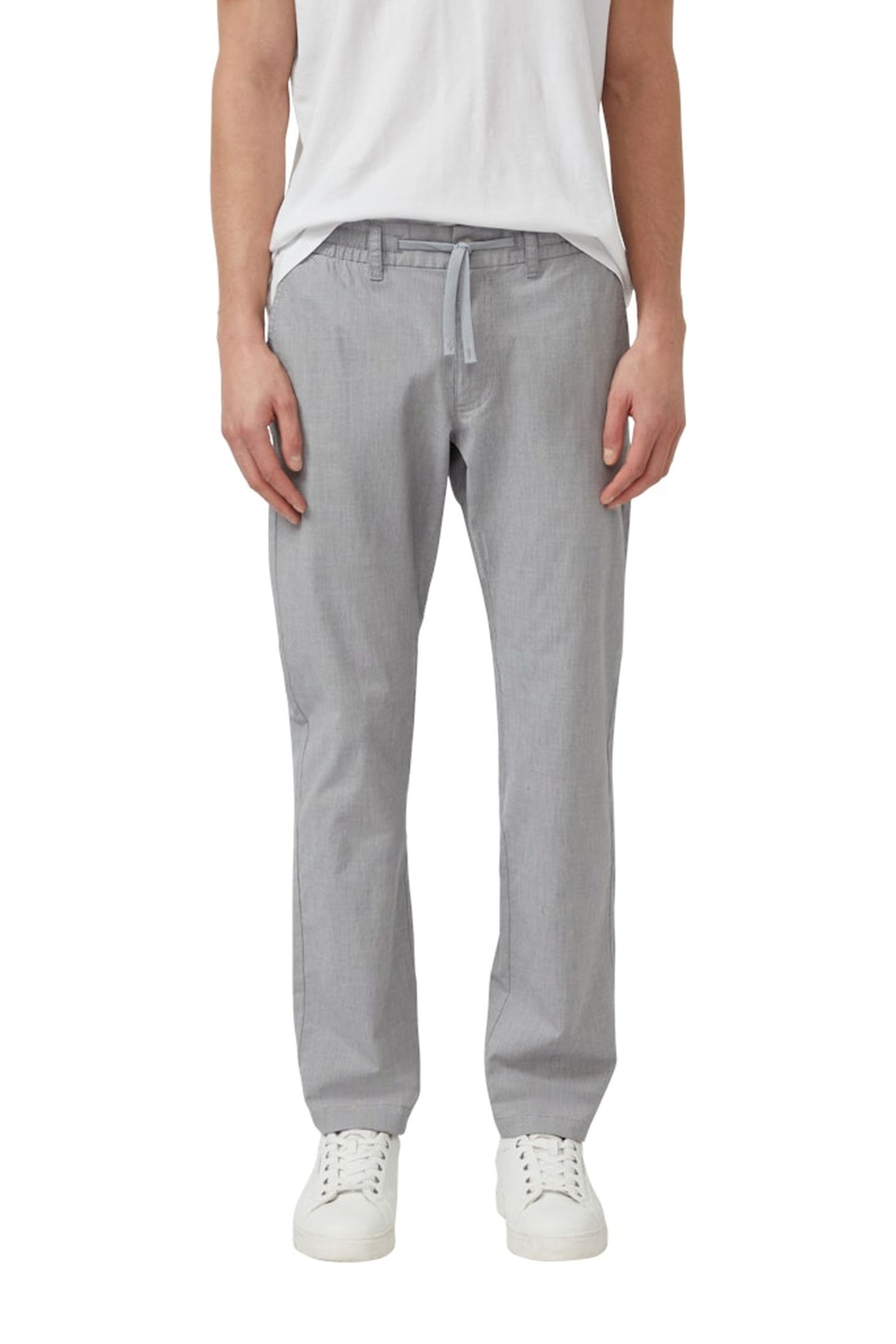 S.OLIVER PANTS GREY/BLACK 1