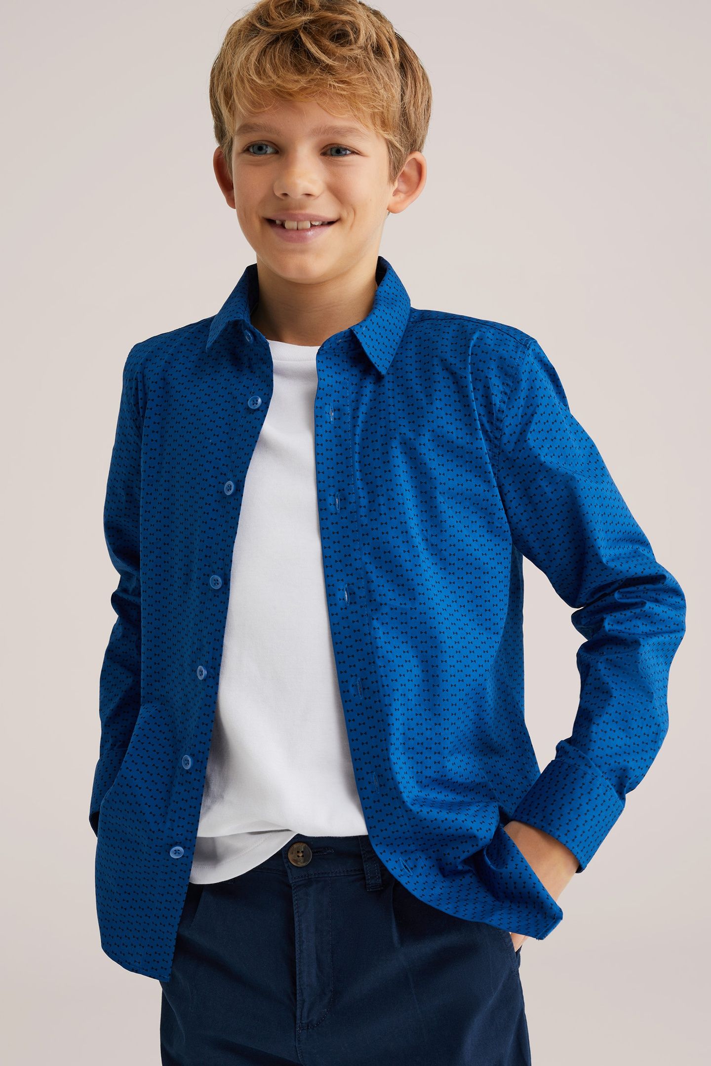 SHIRT COBALT BLUE 3