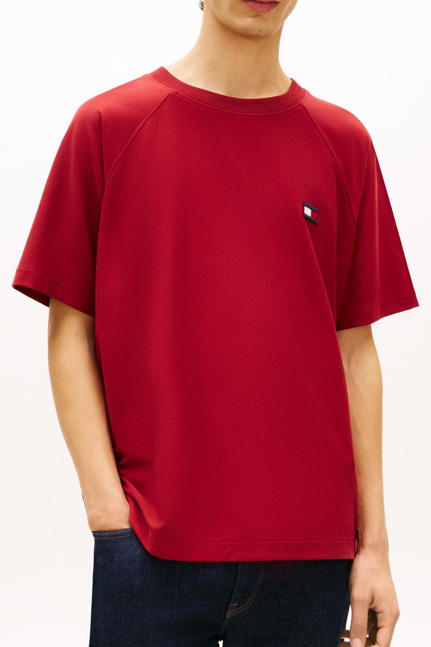TOMMY FLAG ELEVATED T-SHIRT REGATTA RED 2