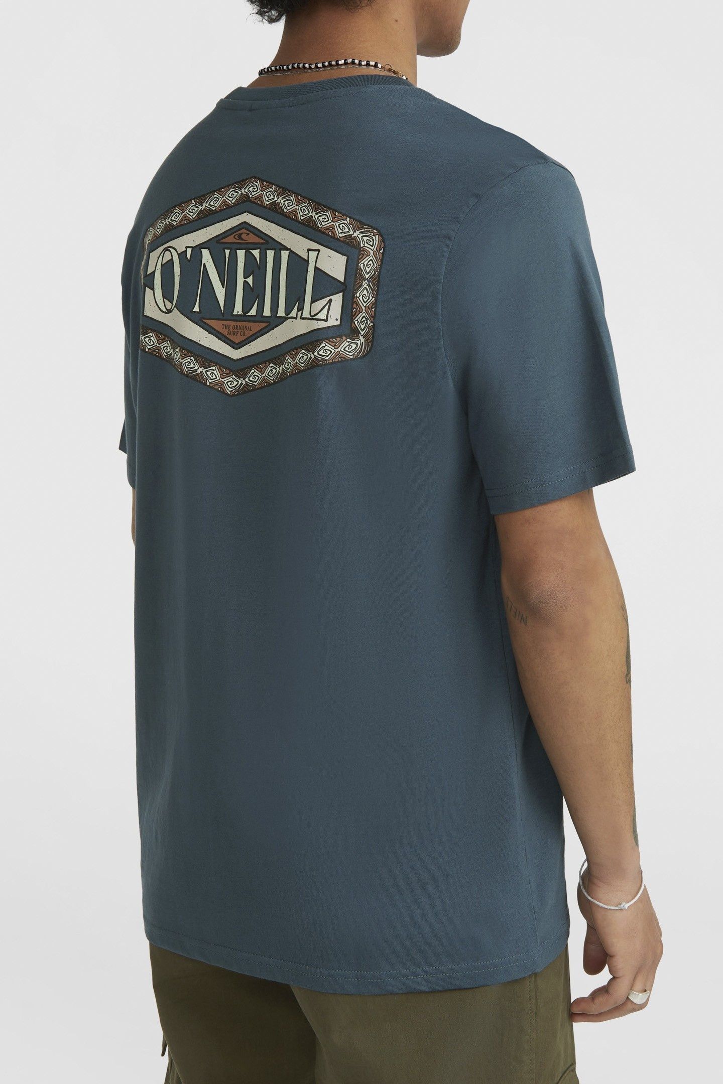 O'NEILL BACK PRINT T-SHIRT ALMA STEEL 4