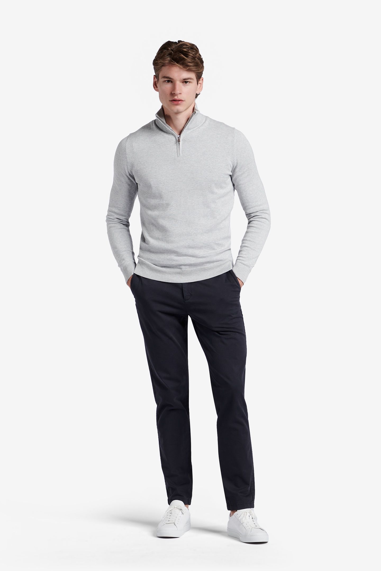 DIEGO COTTON-STRETCH NAVY 2