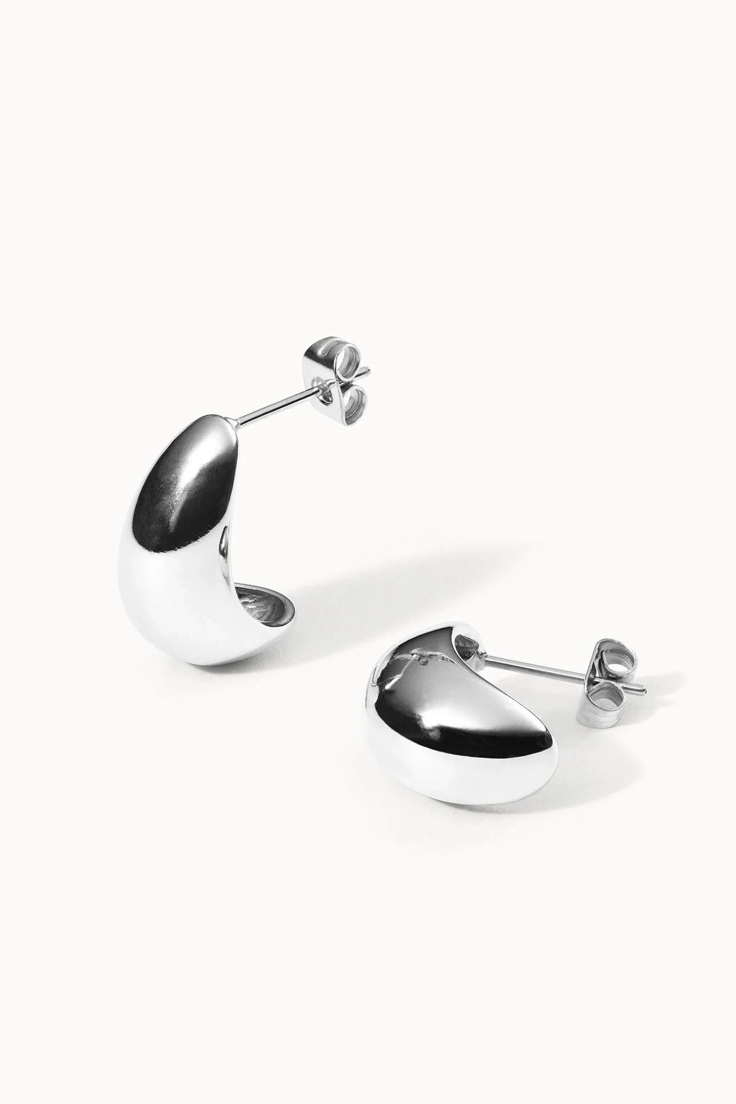 BIG DROP OHRRINGE SILVER 2